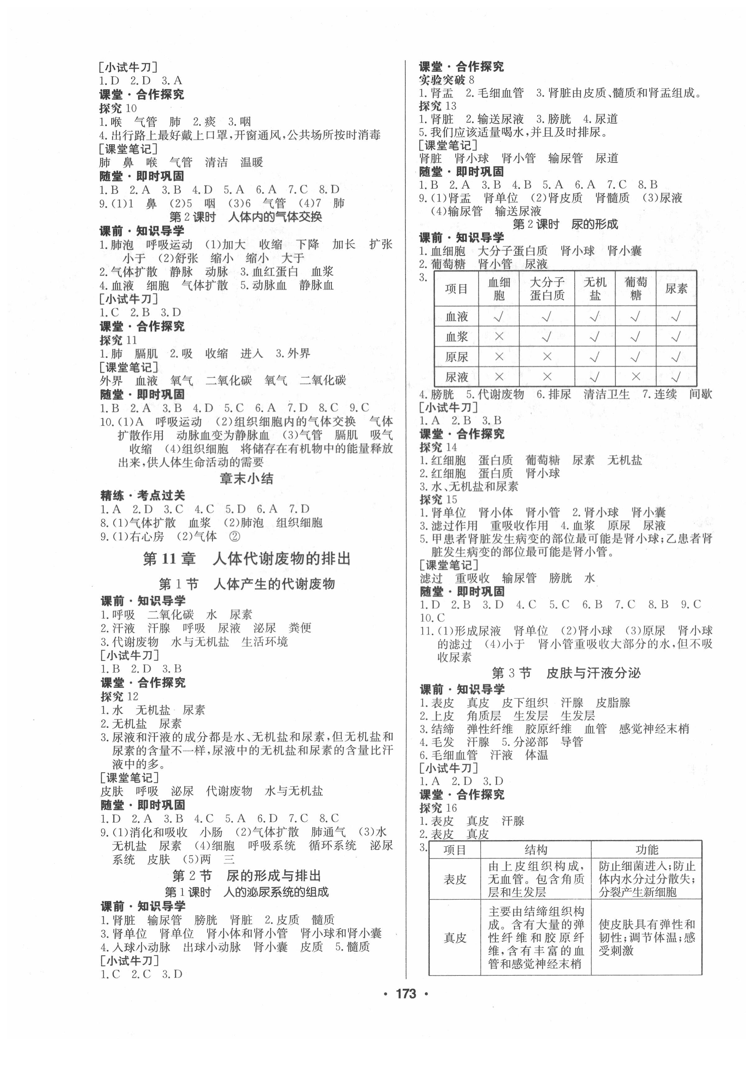 2021年金牌學(xué)典七年級(jí)生物下冊(cè)北師大版廣東專版 第3頁