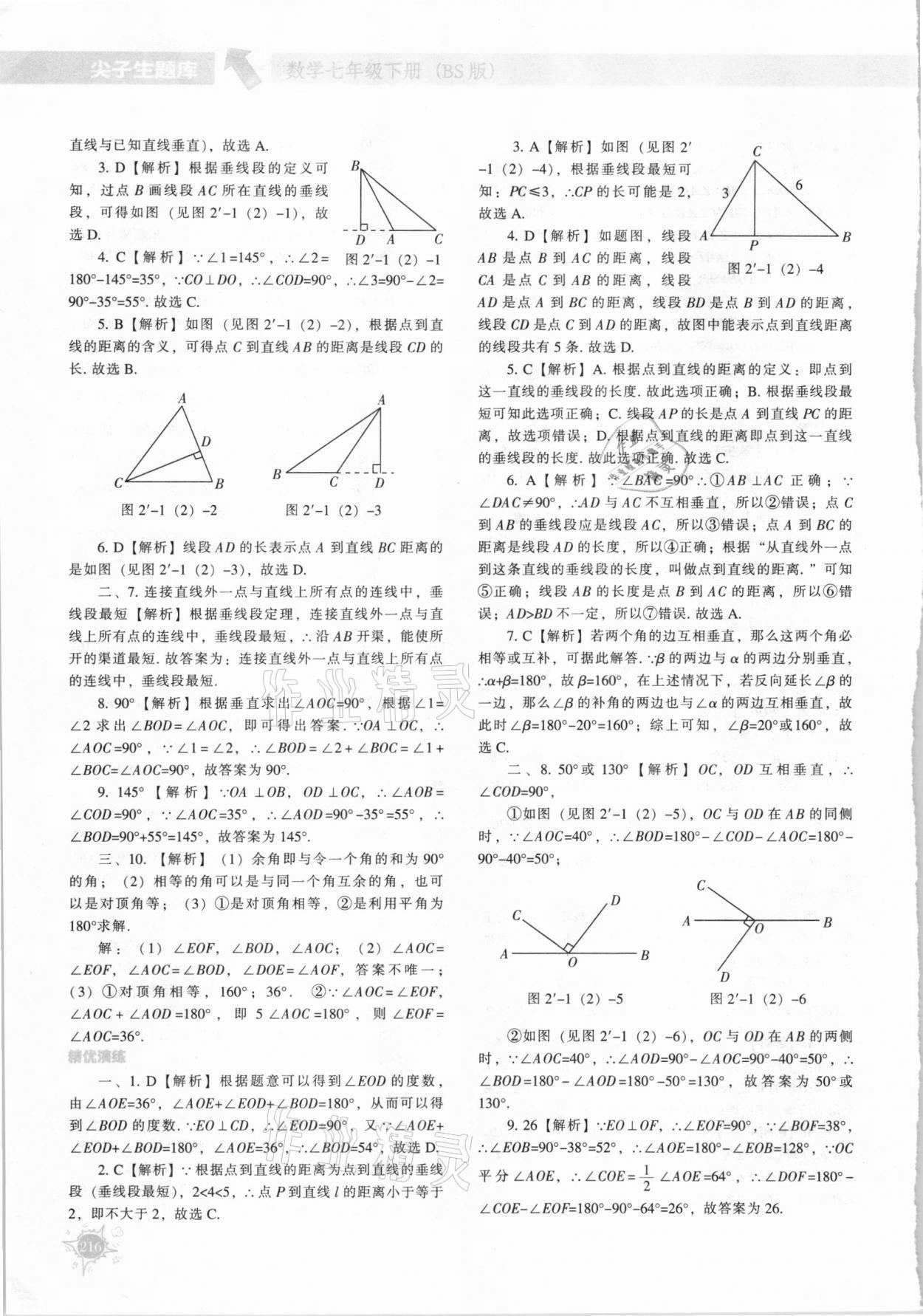 2021年尖子生题库七年级数学下册北师大版 第12页