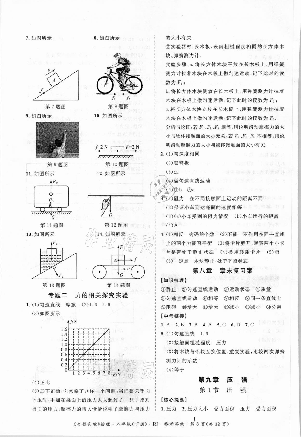 2021年全程突破八年級(jí)物理下冊(cè)人教版 第8頁(yè)