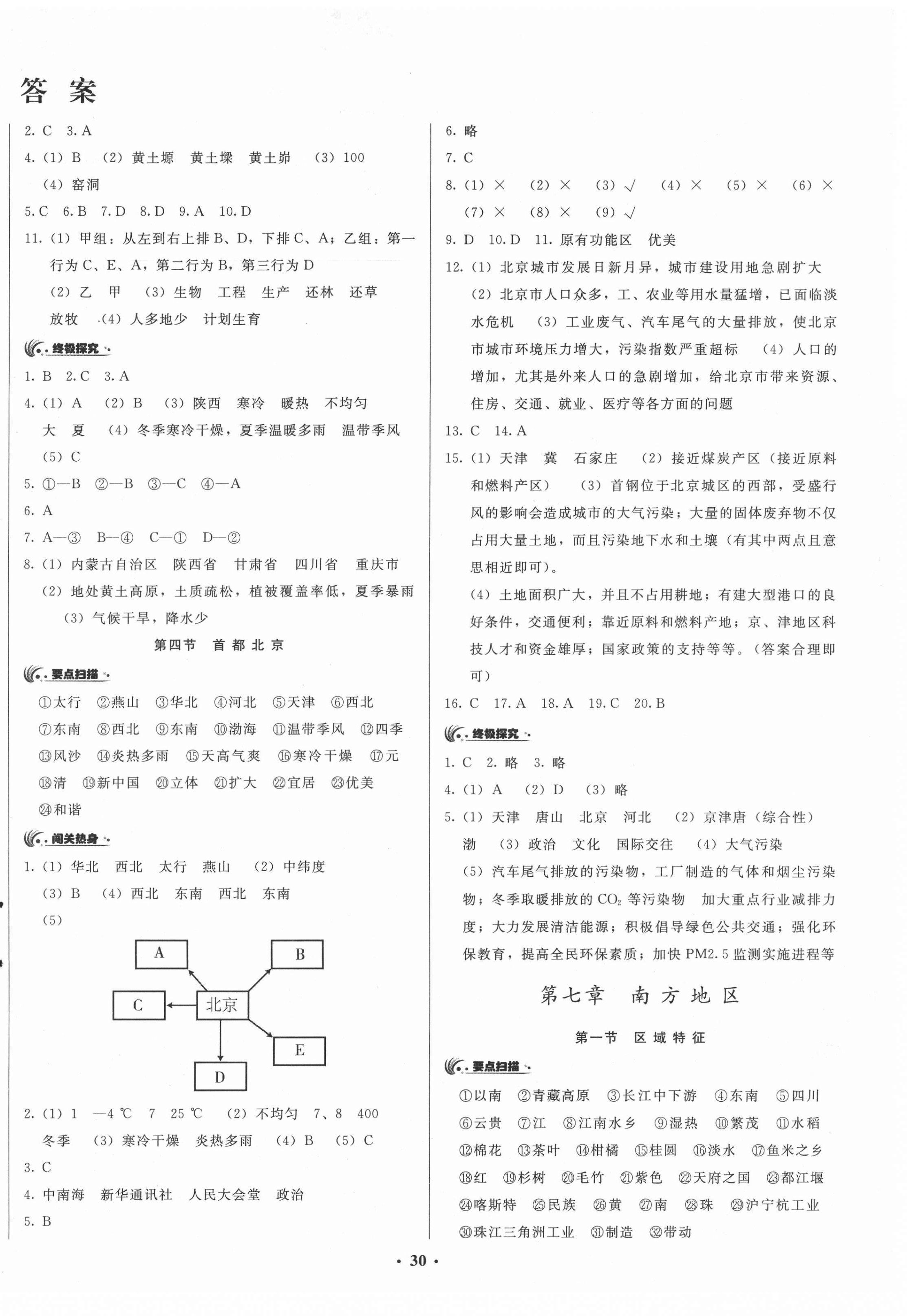 2021年新地理同步練習八年級下冊商務星球版 第2頁