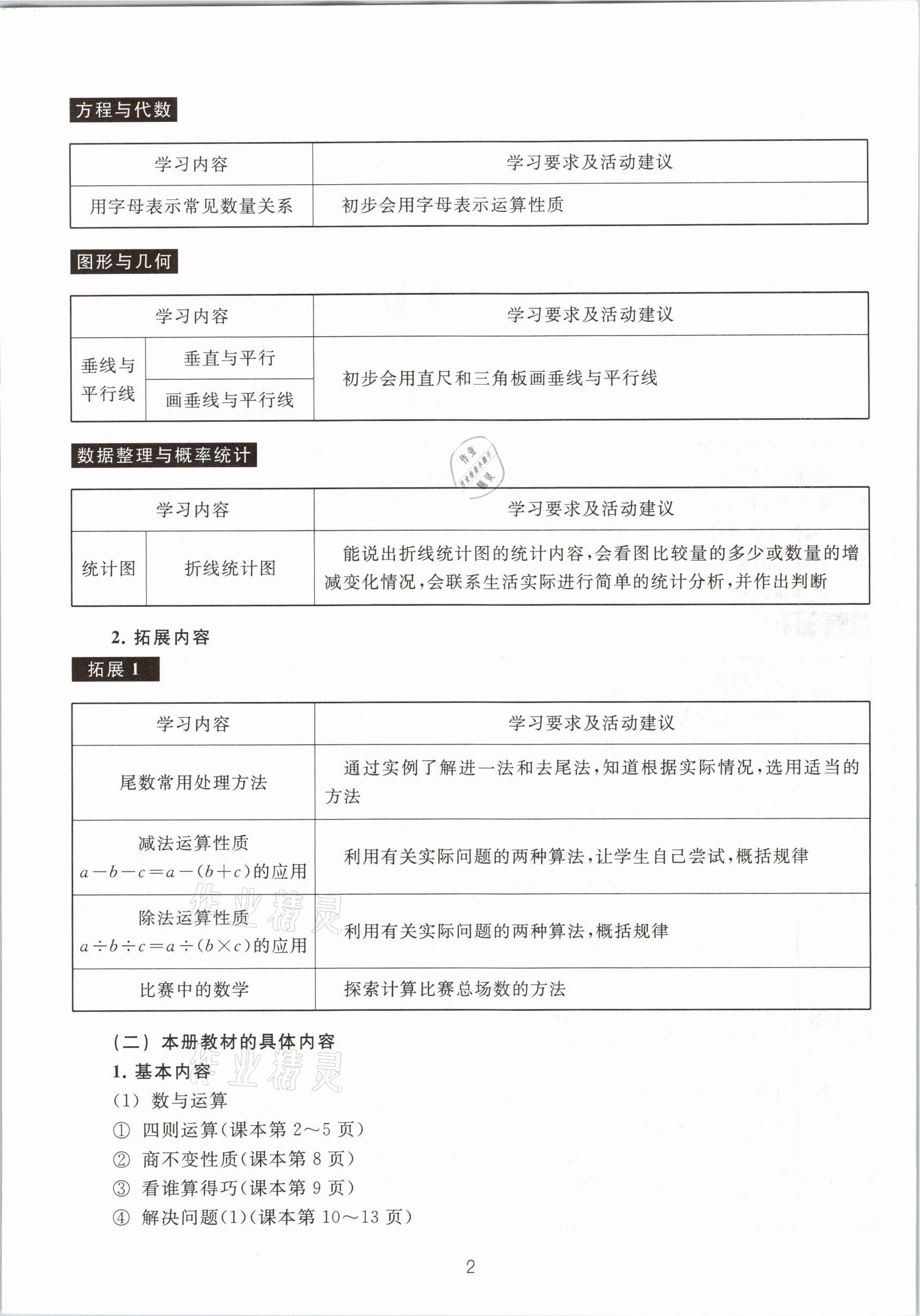 2021年教材課本四年級(jí)數(shù)學(xué)第二學(xué)期滬教版54制 參考答案第2頁(yè)