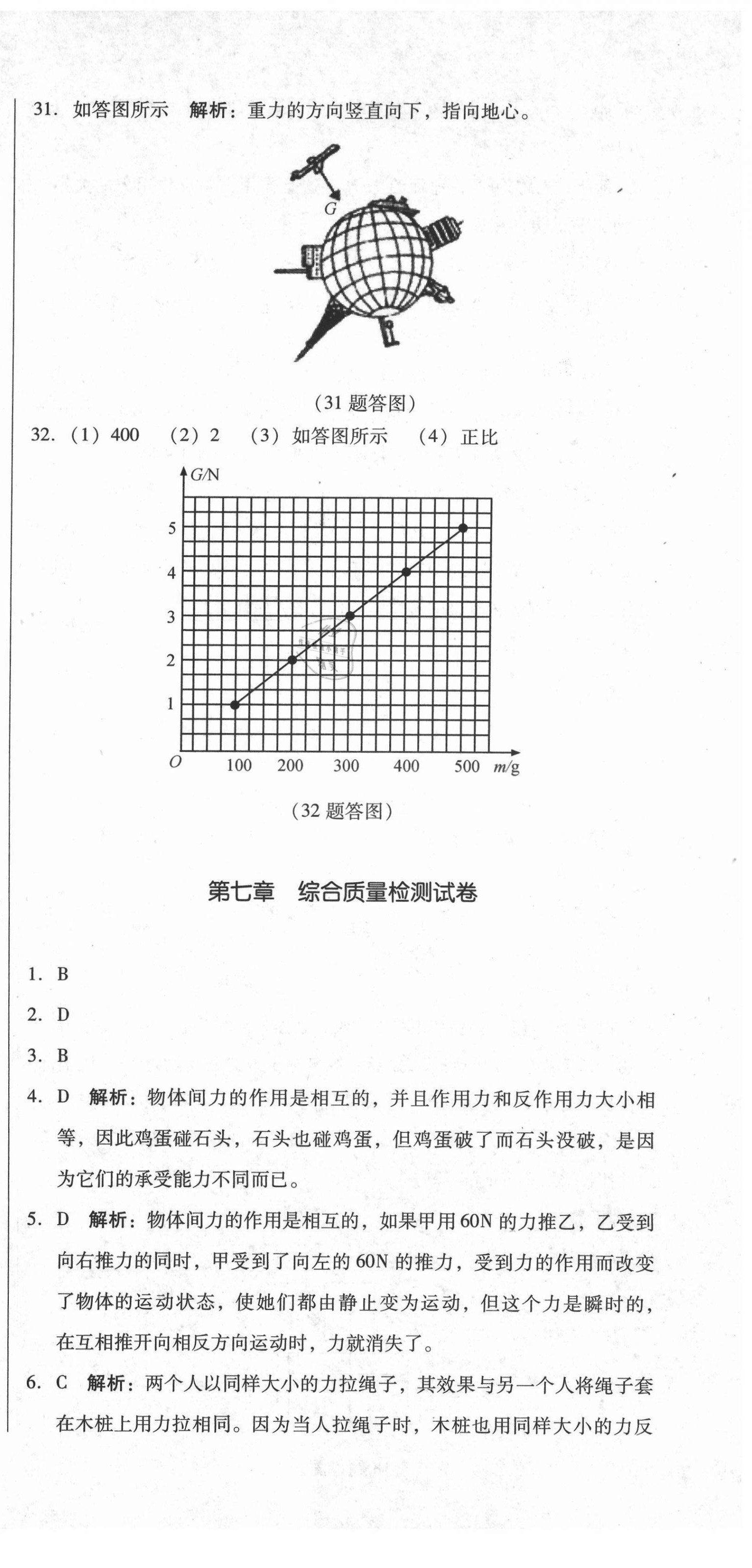 2021年单元加期末复习与测试八年级物理下册人教版 第3页