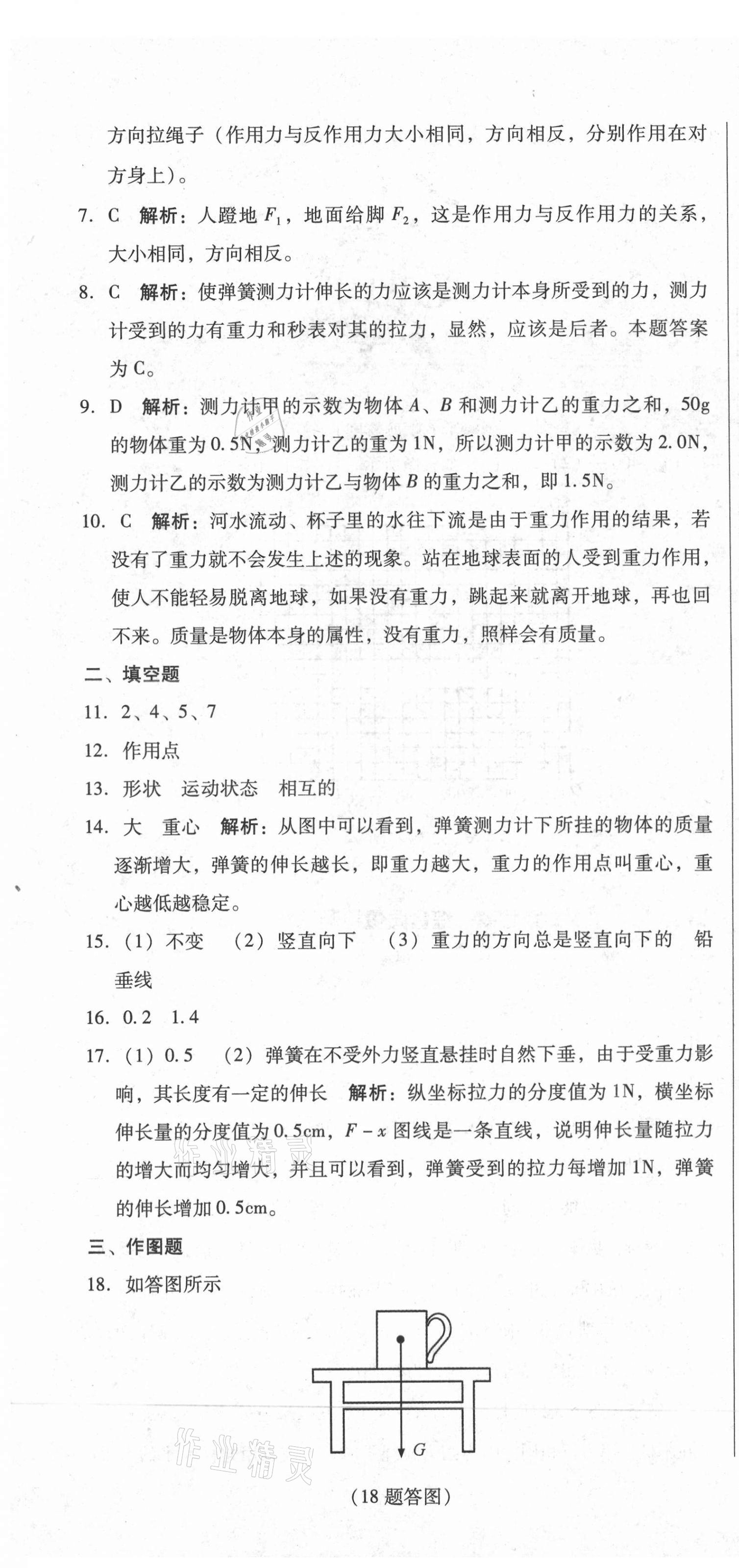 2021年单元加期末复习与测试八年级物理下册人教版 第4页