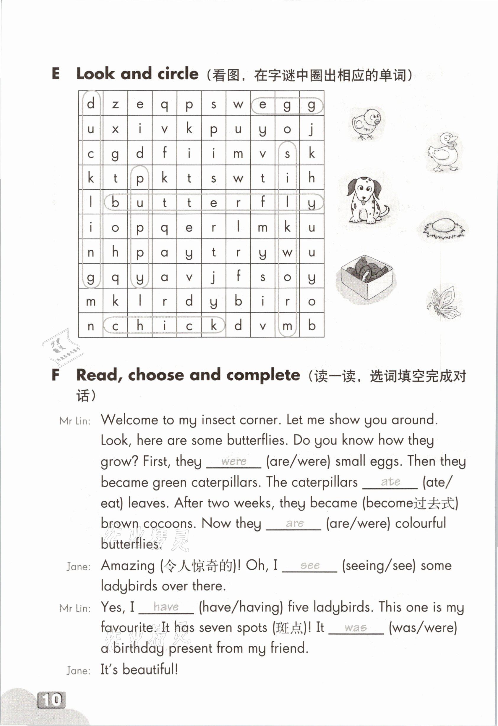 2021年練習(xí)部分五年級(jí)英語(yǔ)第二學(xué)期滬教版54制 第9頁(yè)