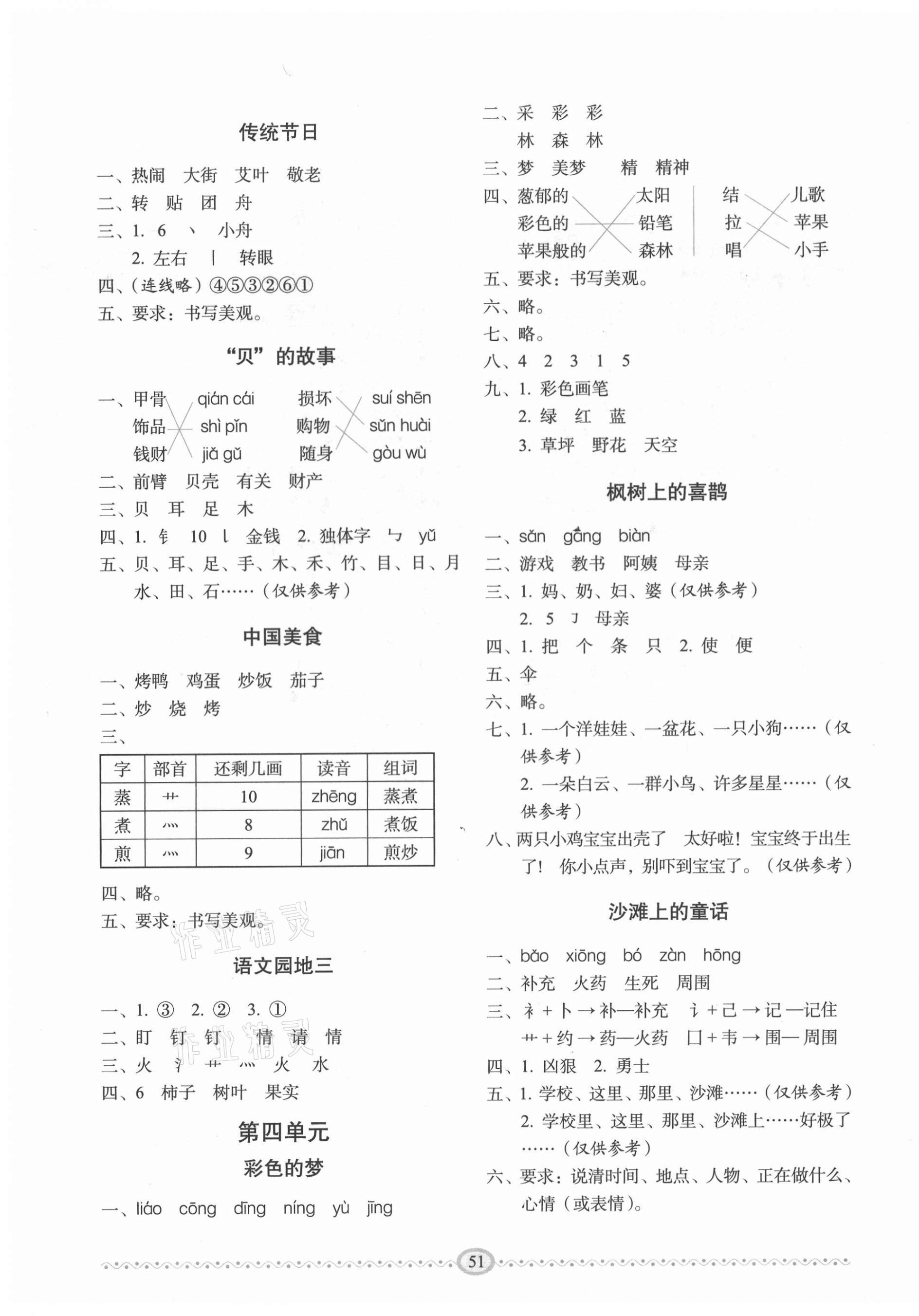 2021年小學生隨堂同步練習二年級語文下冊人教版 第3頁