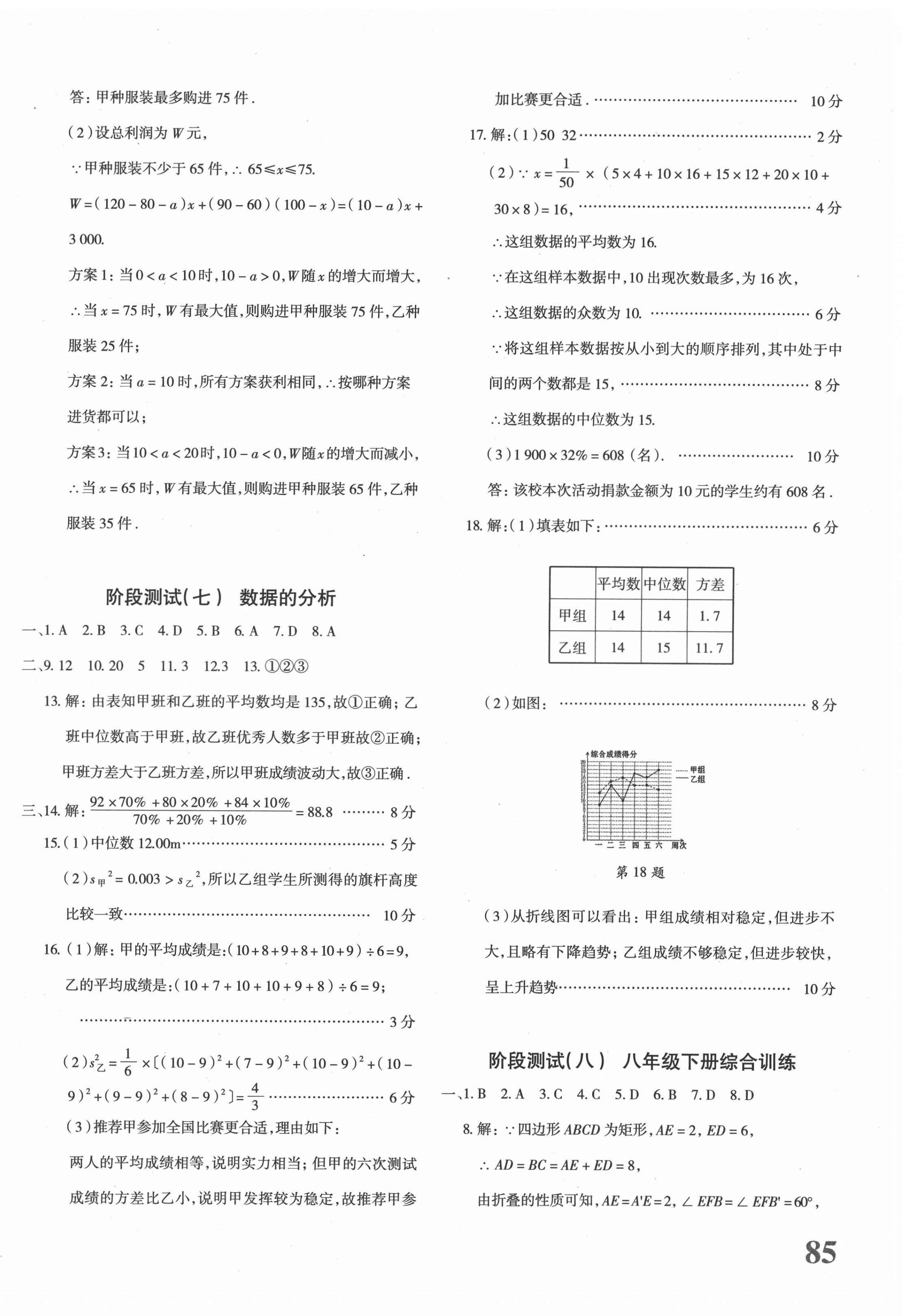 2021年優(yōu)學1+1評價與測試八年級數(shù)學下冊人教版 第10頁