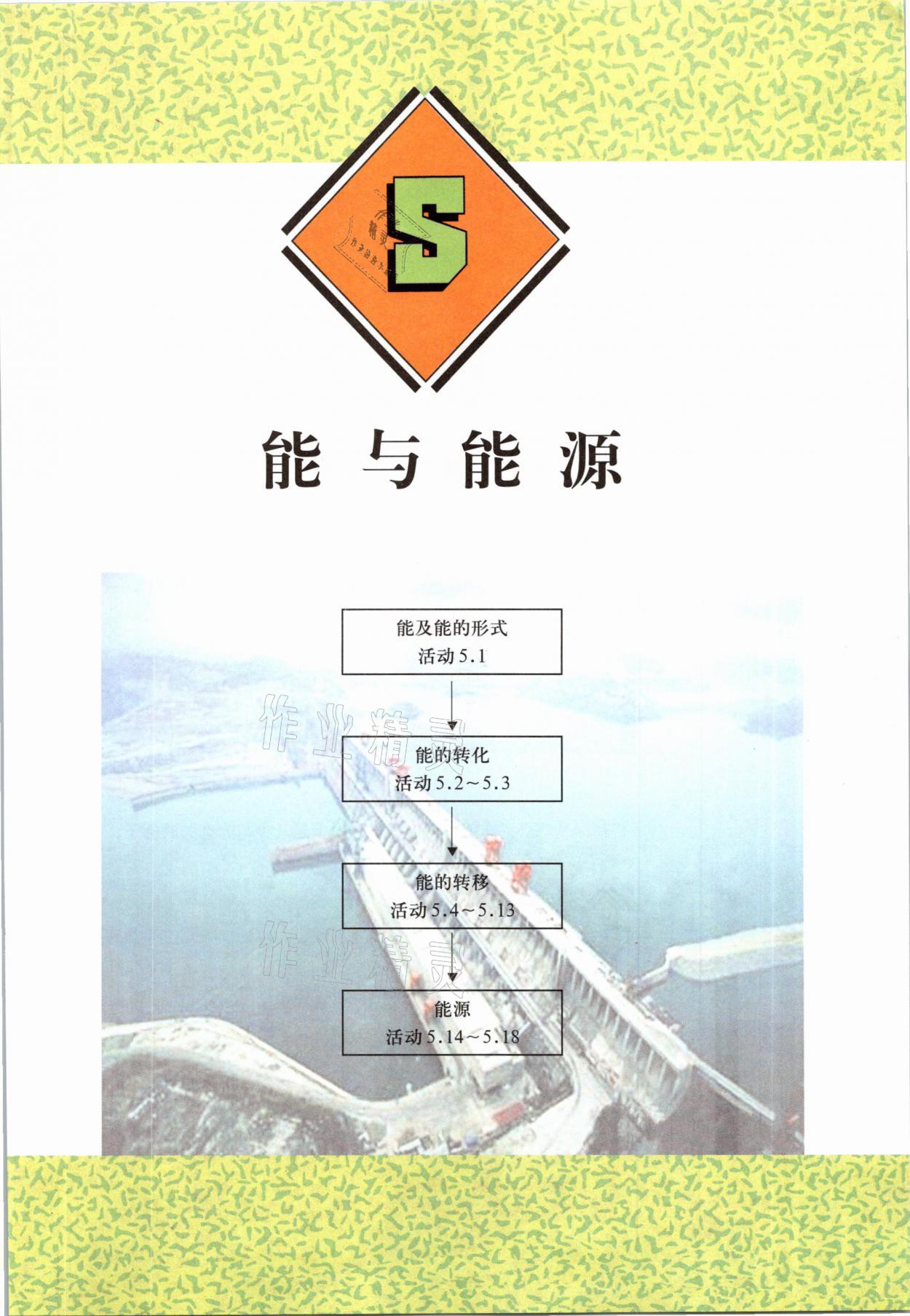 2021年教材课本六年级科学第二学期沪教版54制 参考答案第1页