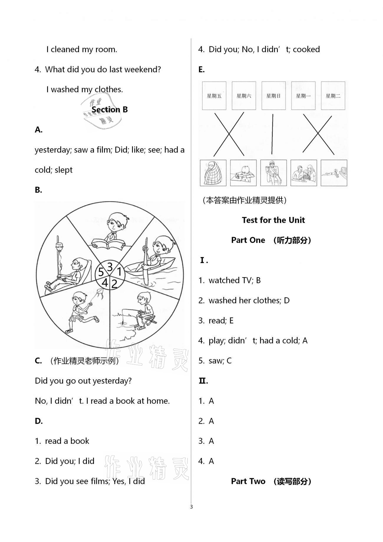 2021年新課堂同步學(xué)習(xí)與探究英語六年級(jí)下學(xué)期人教版棗莊專版 第3頁