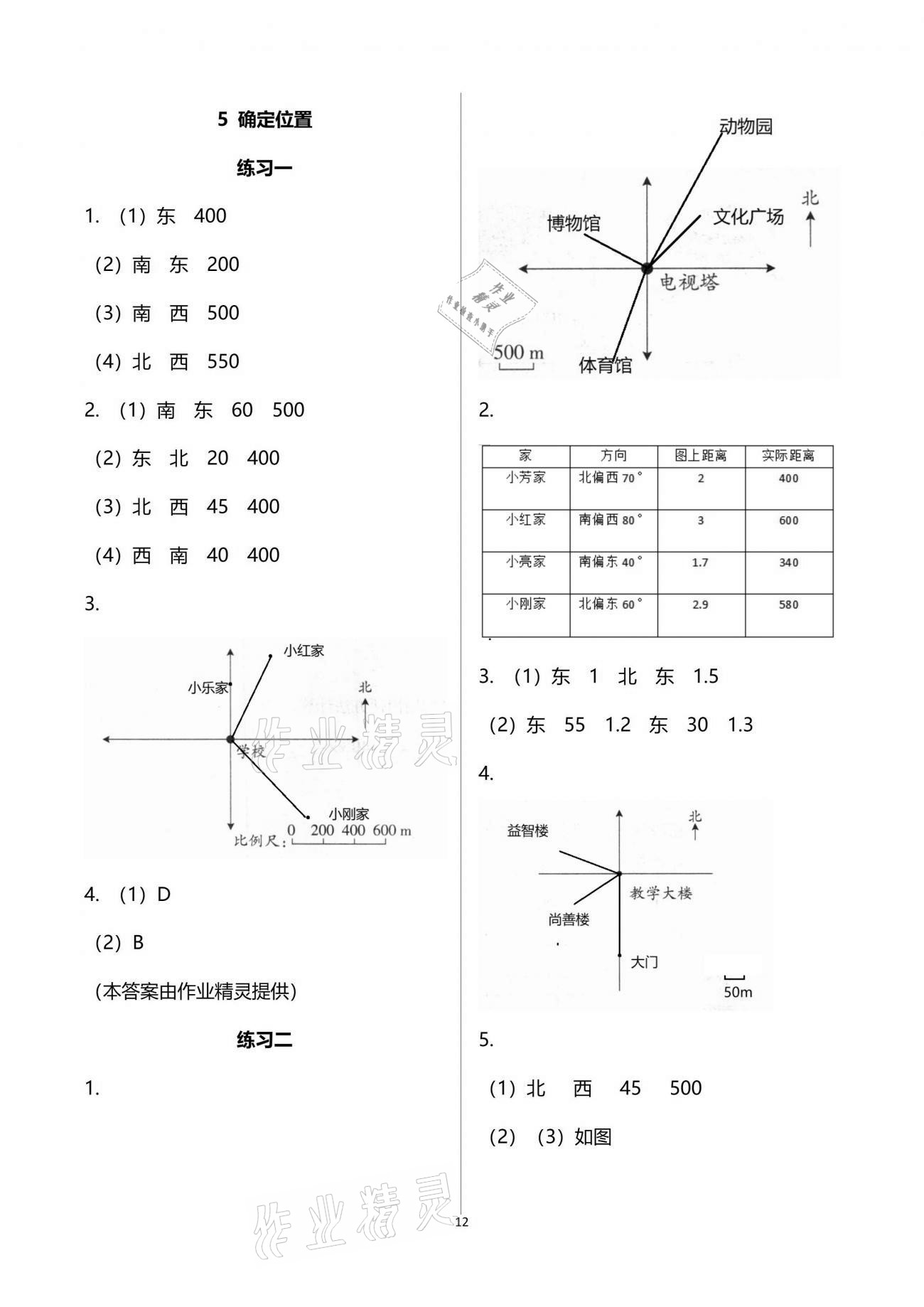 2021年学习之友六年级数学下册苏教版 参考答案第12页