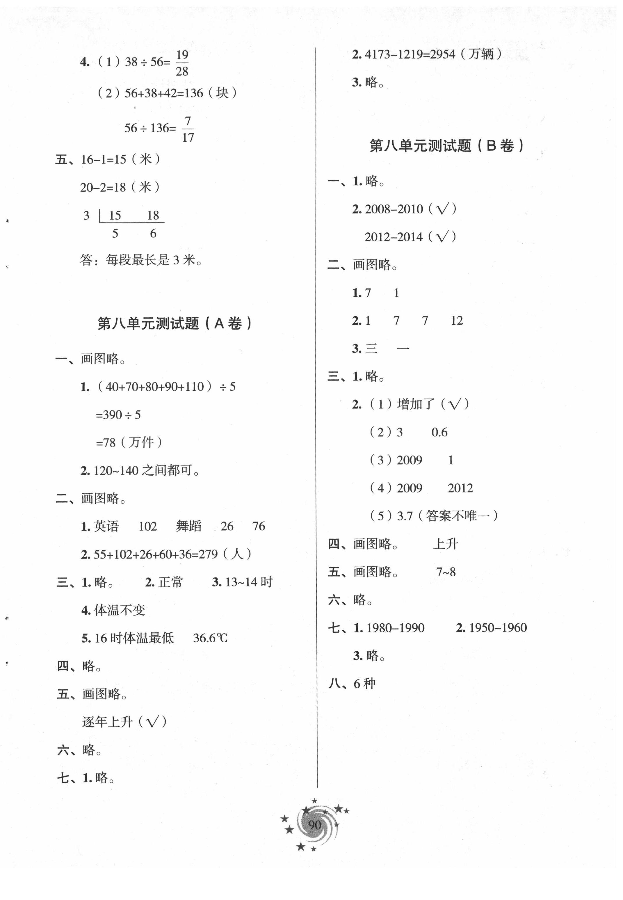 2021年新课堂同步学习与探究四年级数学下册青岛版54制泰安专版 第14页