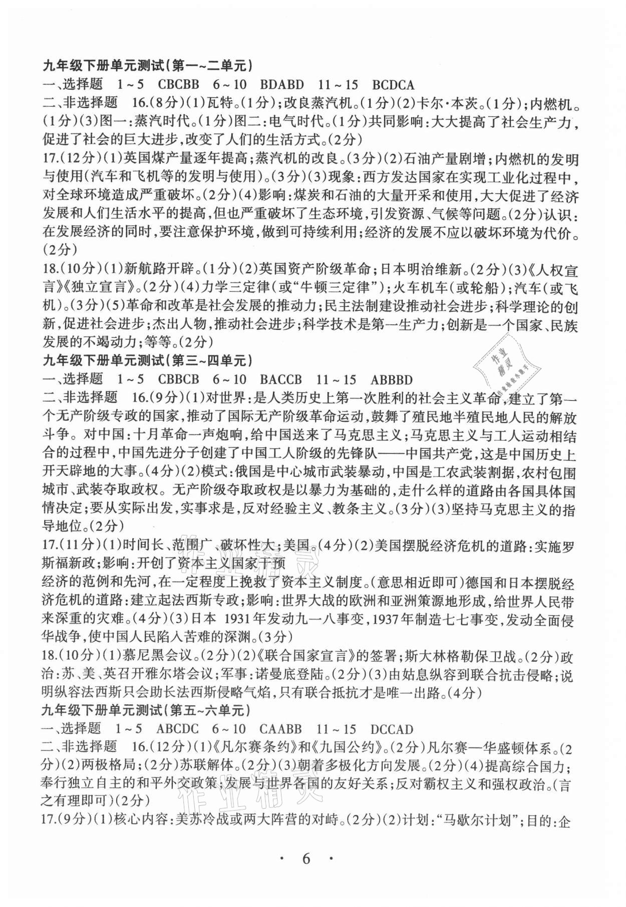 2021年名師引領歷史三輪復習 第6頁