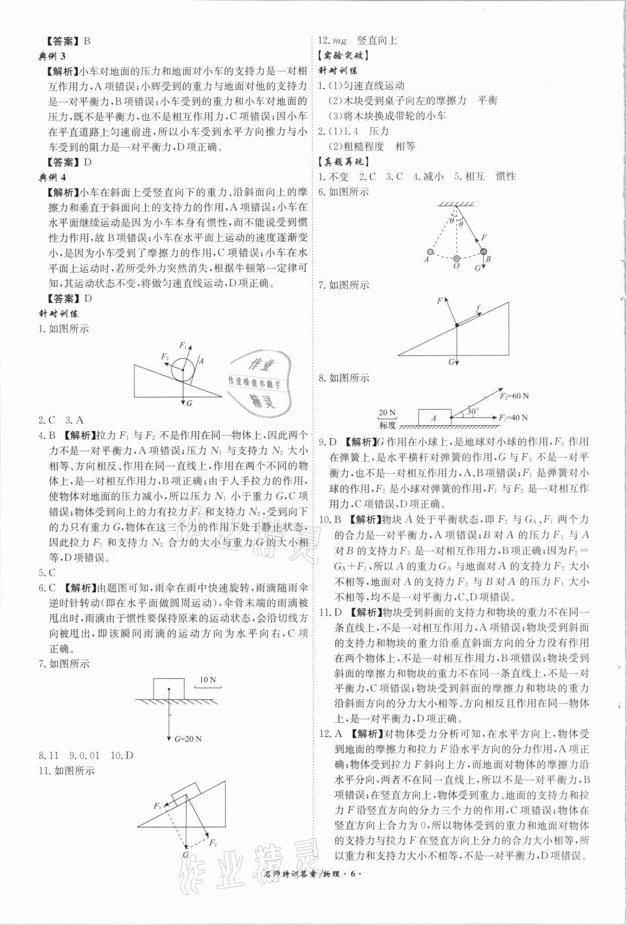 2021年名師特訓初中畢業班總復習物理安徽專版 第6頁