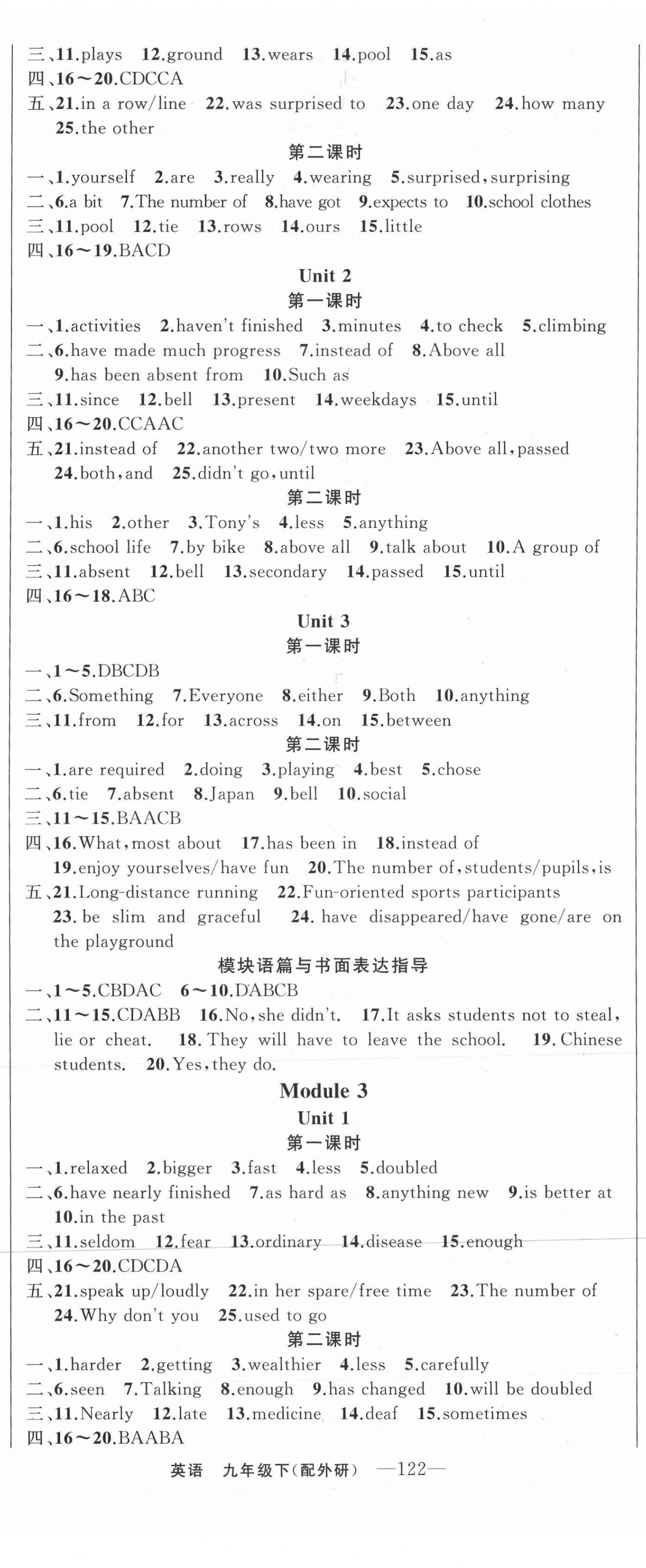 2021年四清導航九年級英語下冊外研版 第2頁