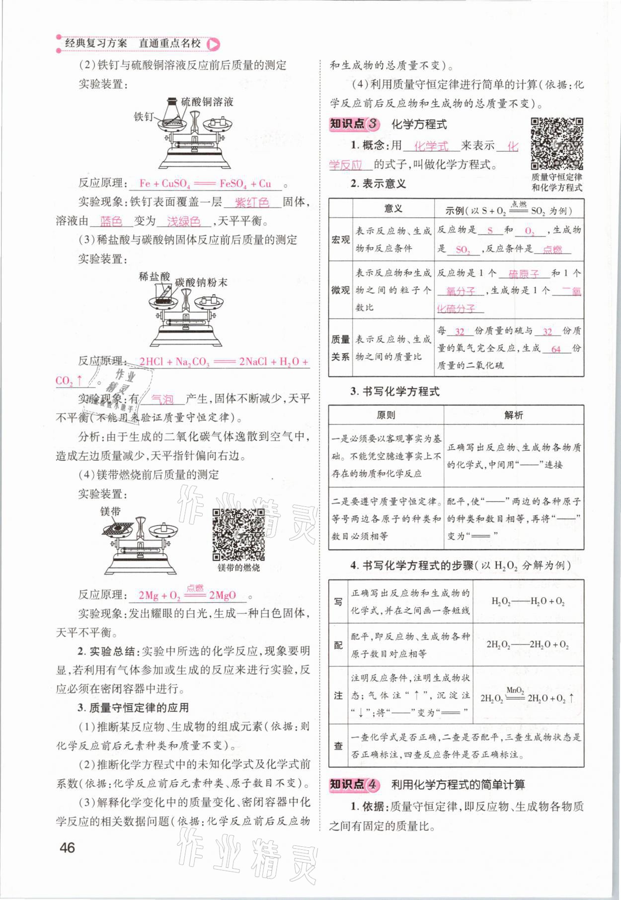 2021年鴻鵠志文化百色中考命題研究中考王化學(xué) 參考答案第38頁