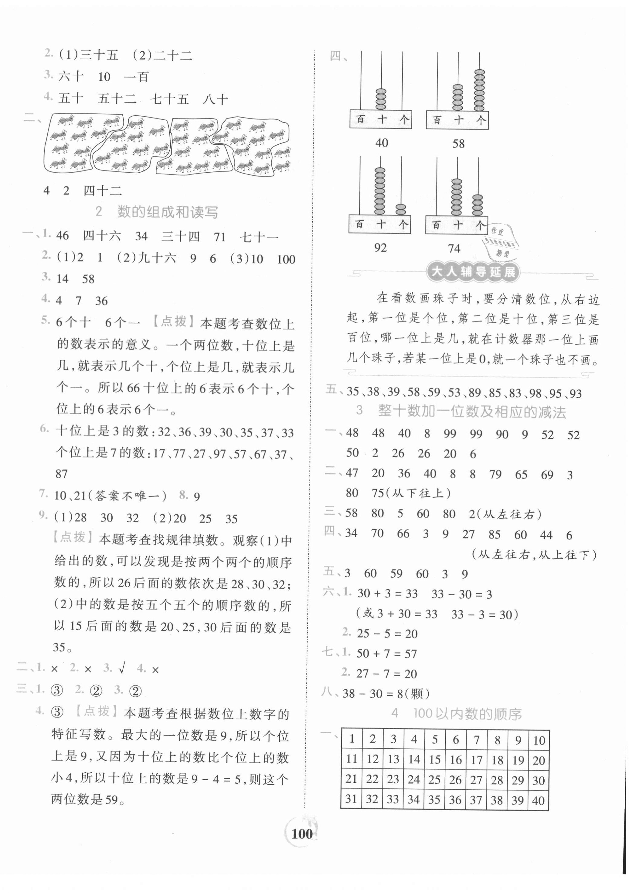 2021年王朝霞德才兼?zhèn)渥鳂I(yè)創(chuàng)新設(shè)計一年級數(shù)學(xué)下冊蘇教版 第4頁