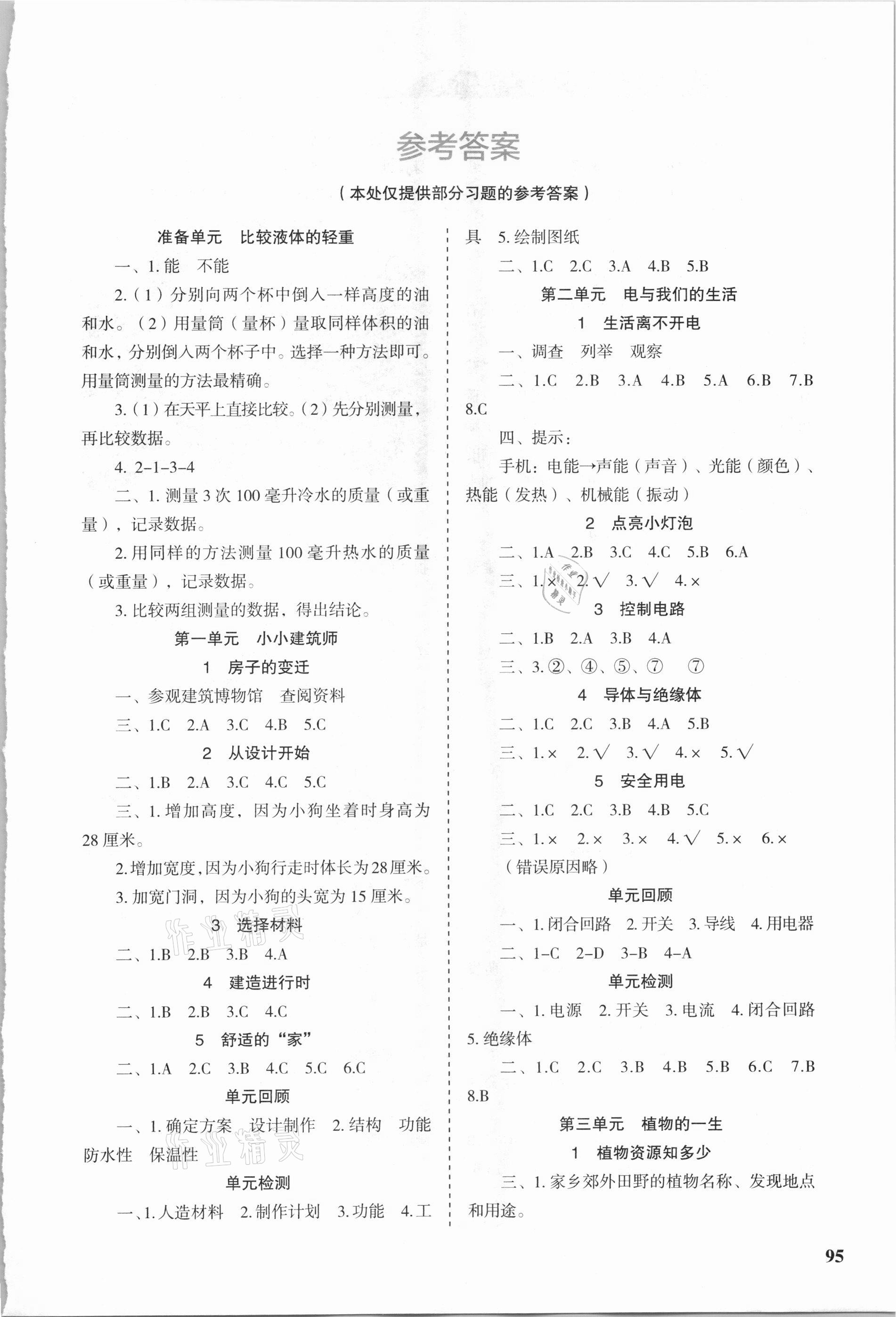 2021年科學(xué)探究與鞏固三年級(jí)下冊(cè)大象版 第1頁(yè)