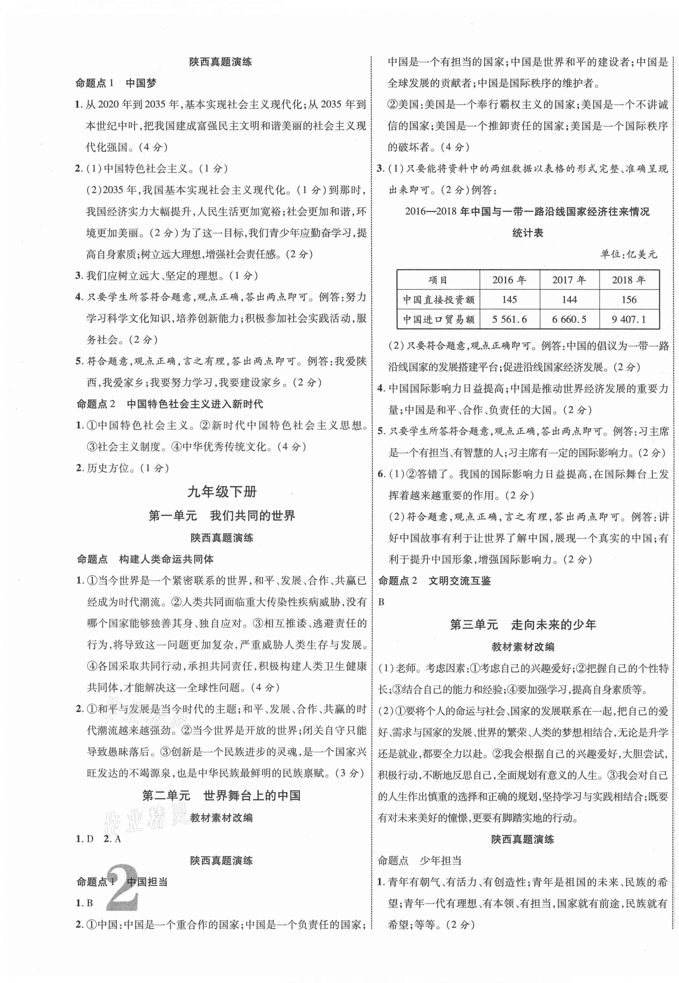 2021年陜西中考總復習優(yōu)化指導道德與法治 第3頁