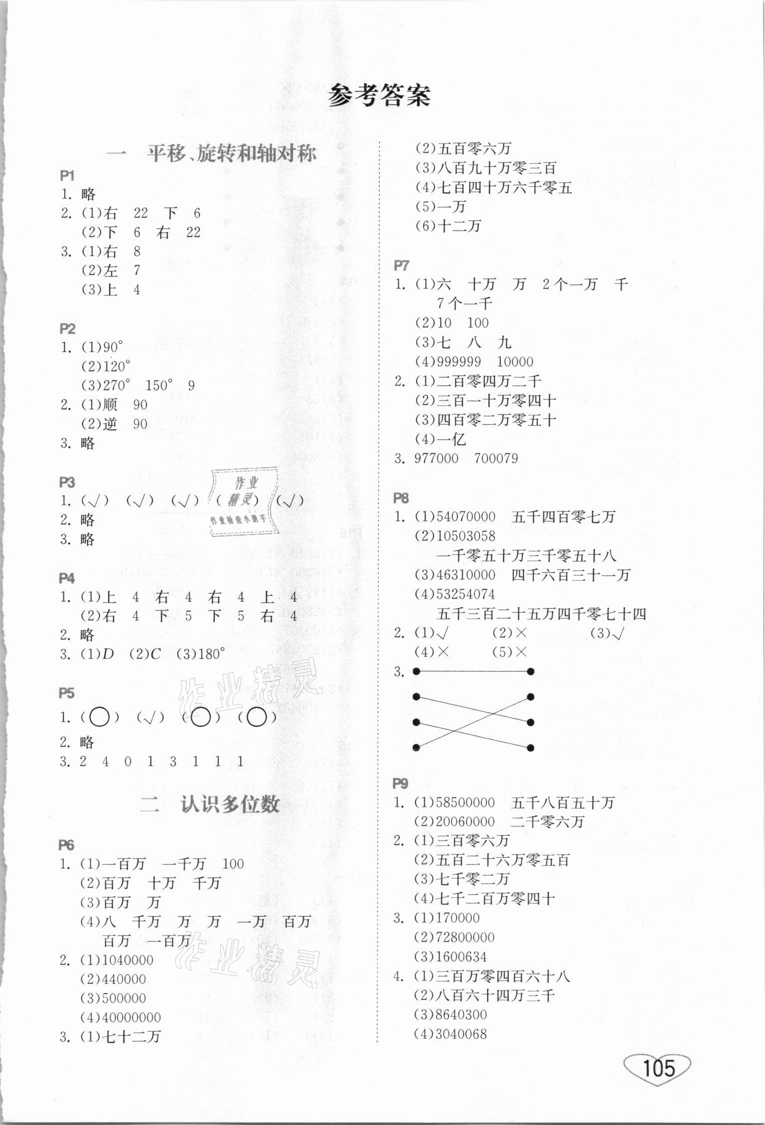 2021年小學(xué)數(shù)學(xué)口算心算速算四年級(jí)下冊(cè)蘇教版江蘇鳳凰美術(shù)出版社 第1頁(yè)