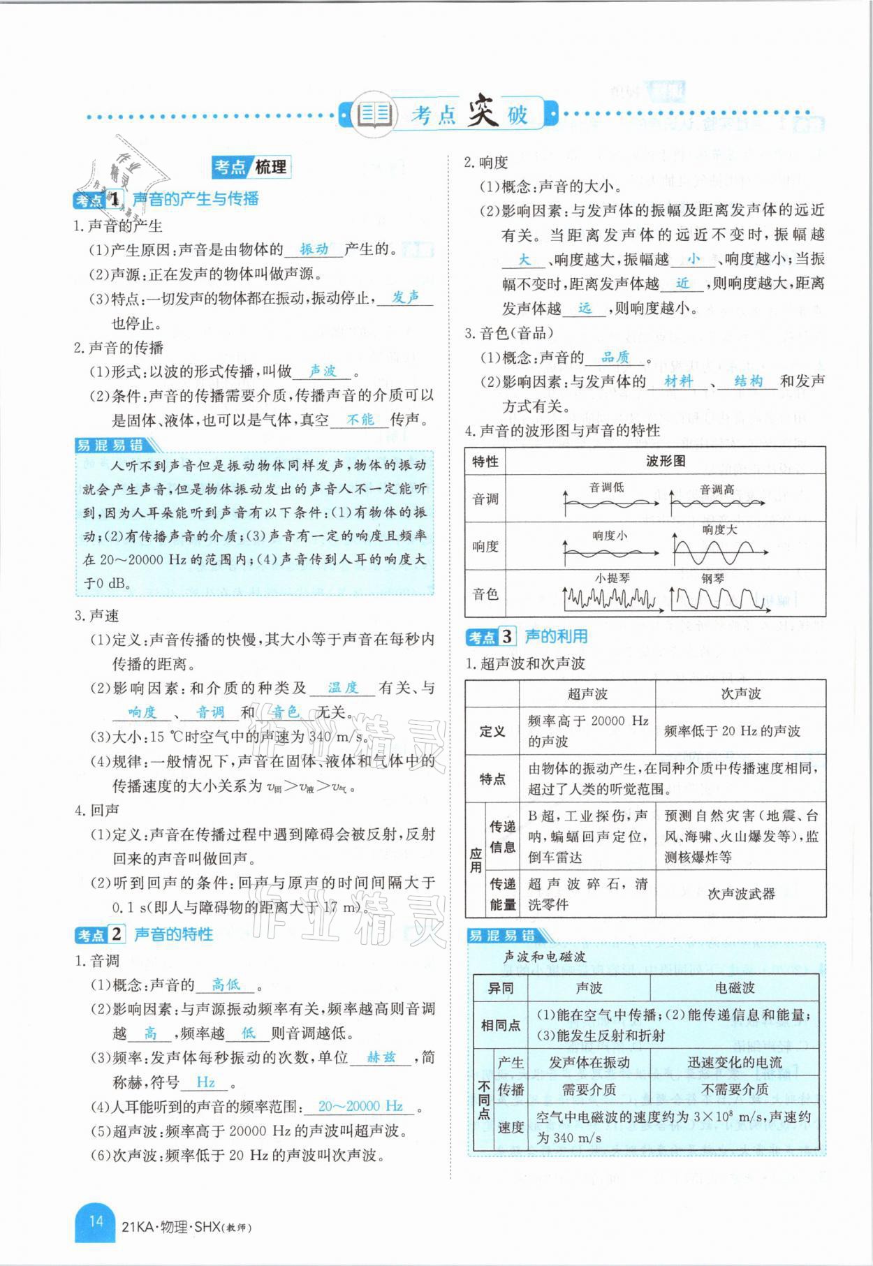 2021年金太陽教育金太陽考案物理山西專版 參考答案第12頁