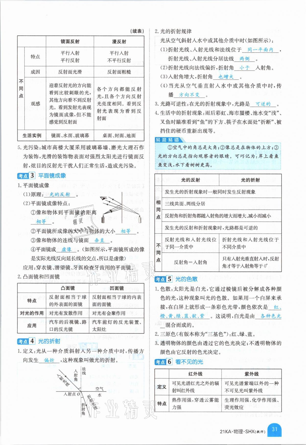 2021年金太陽教育金太陽考案物理山西專版 參考答案第29頁