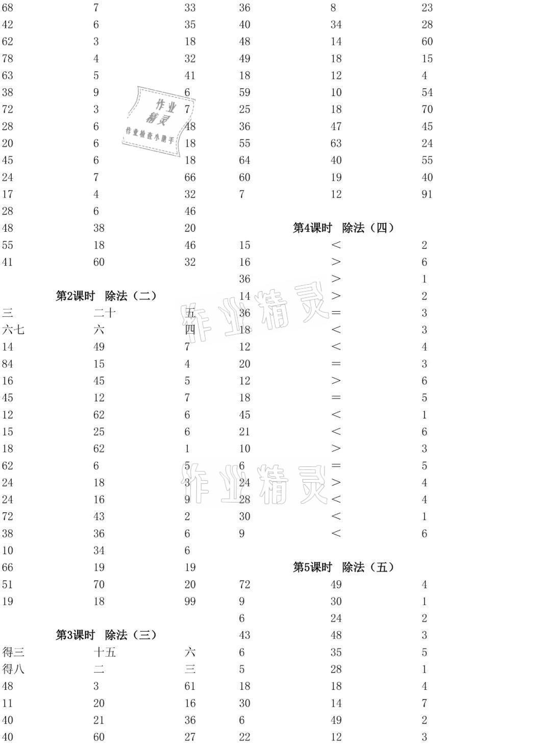 2021年小學(xué)數(shù)學(xué)口算速算心算二年級(jí)下冊(cè)人教版 參考答案第2頁(yè)