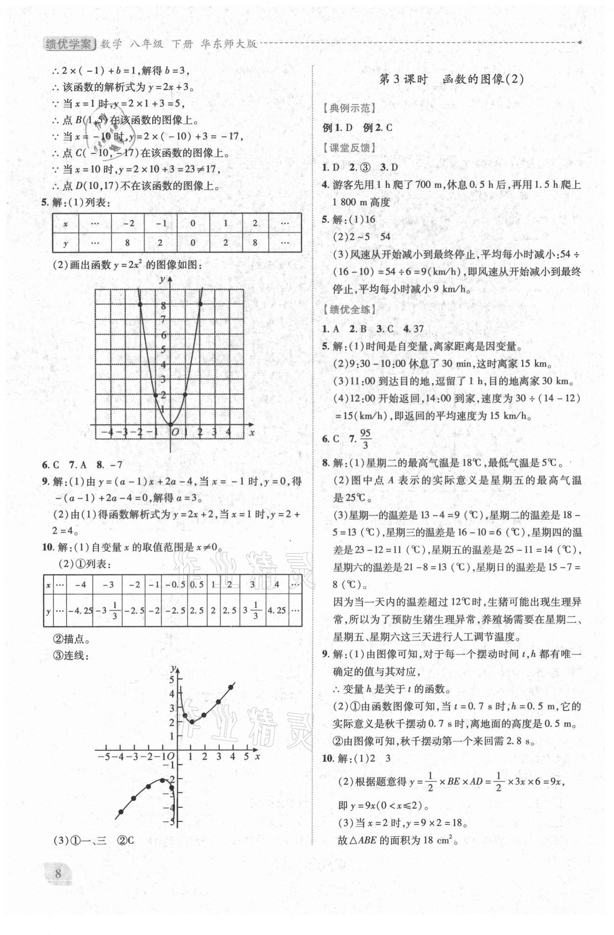 2021年績(jī)優(yōu)學(xué)案八年級(jí)數(shù)學(xué)下冊(cè)華師大版 第8頁(yè)