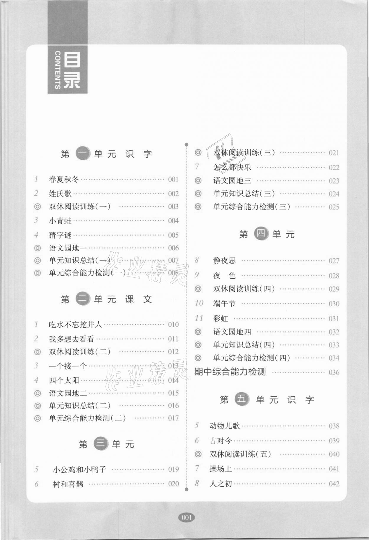 2021年我會(huì)學(xué)板塊式同步練習(xí)一年級(jí)語文下冊人教版 第5頁