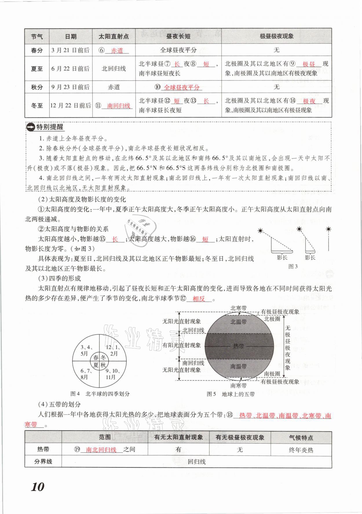 2021年領(lǐng)跑中考地理河南專版 參考答案第10頁