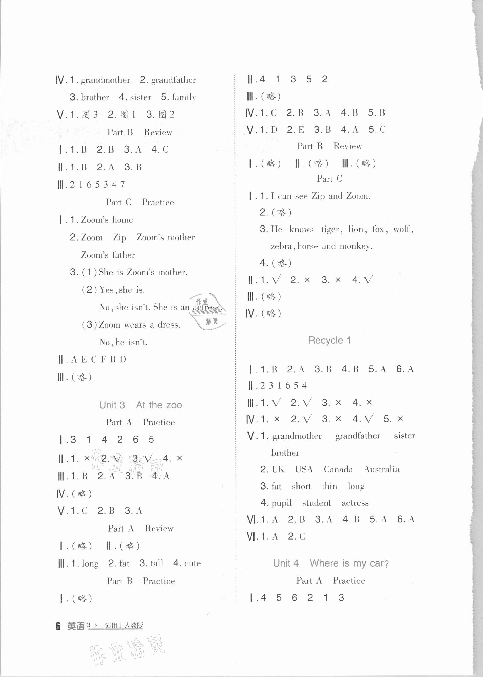 2021年新課標(biāo)小學(xué)生學(xué)習(xí)實(shí)踐園地三年級英語下冊人教版 第2頁