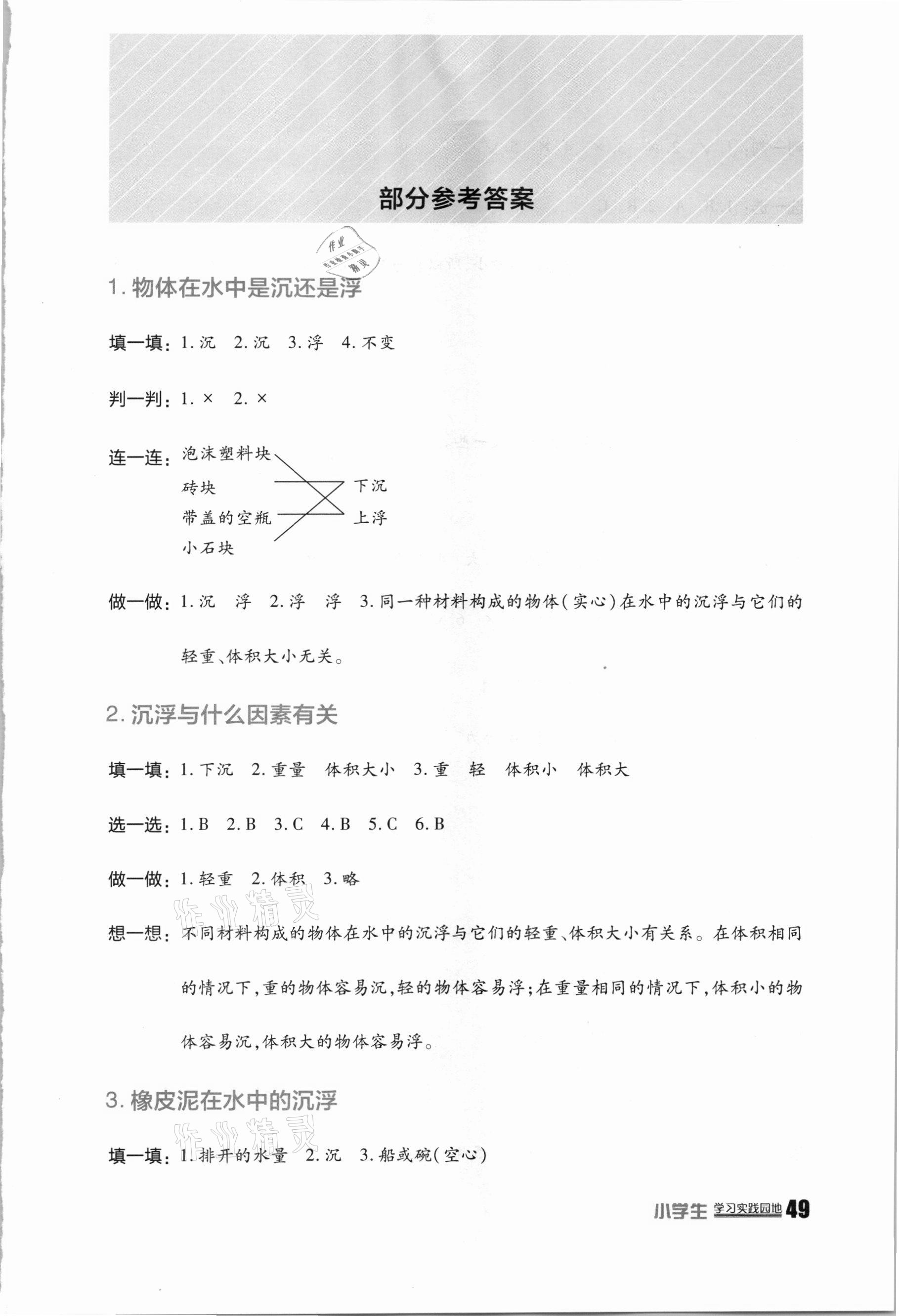 2021年學(xué)習(xí)實(shí)踐園地五年級(jí)科學(xué)下冊(cè)教科版 第1頁(yè)