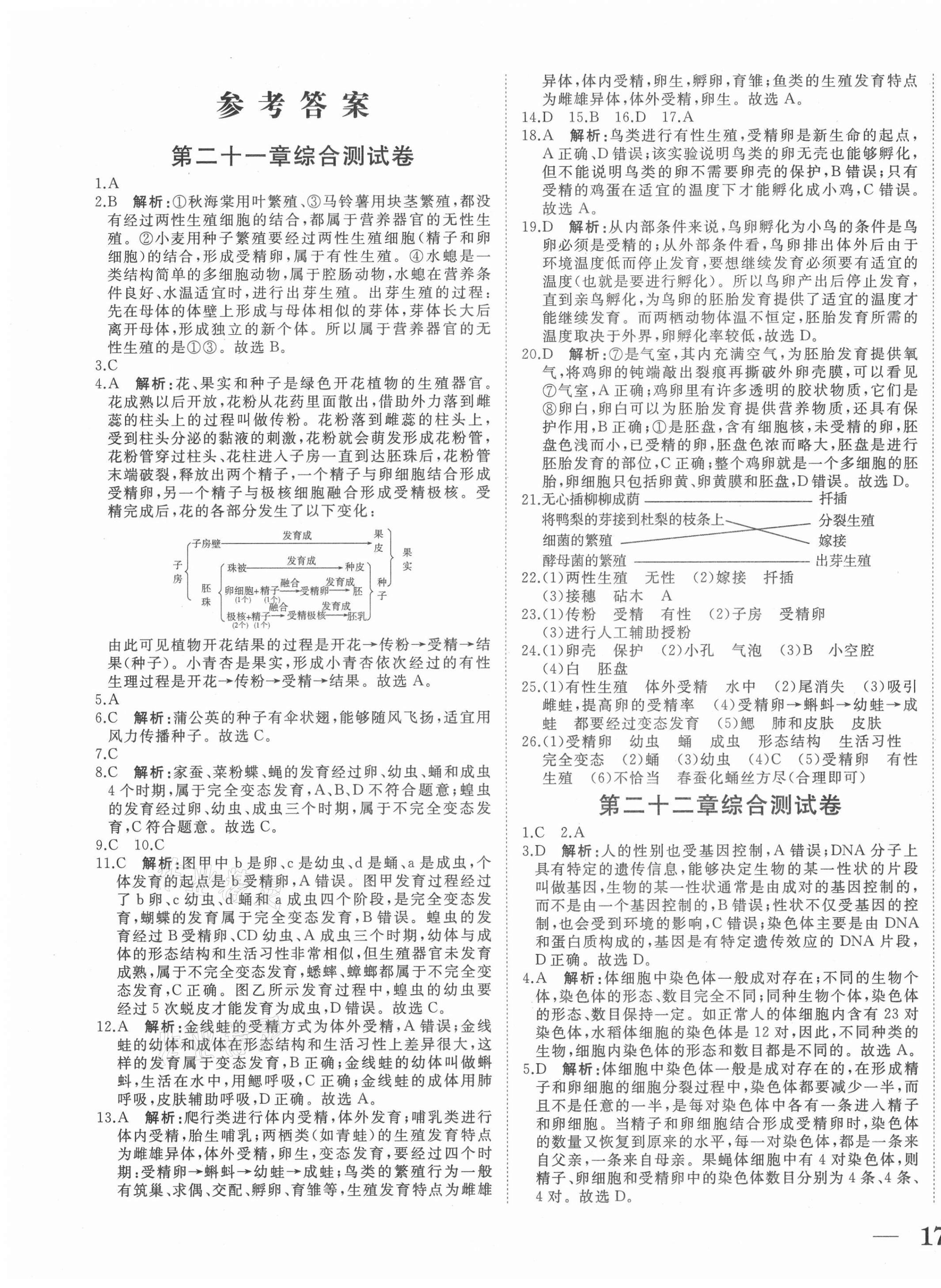 2021年抖練吧八年級(jí)生物下冊(cè)蘇科版 第1頁(yè)