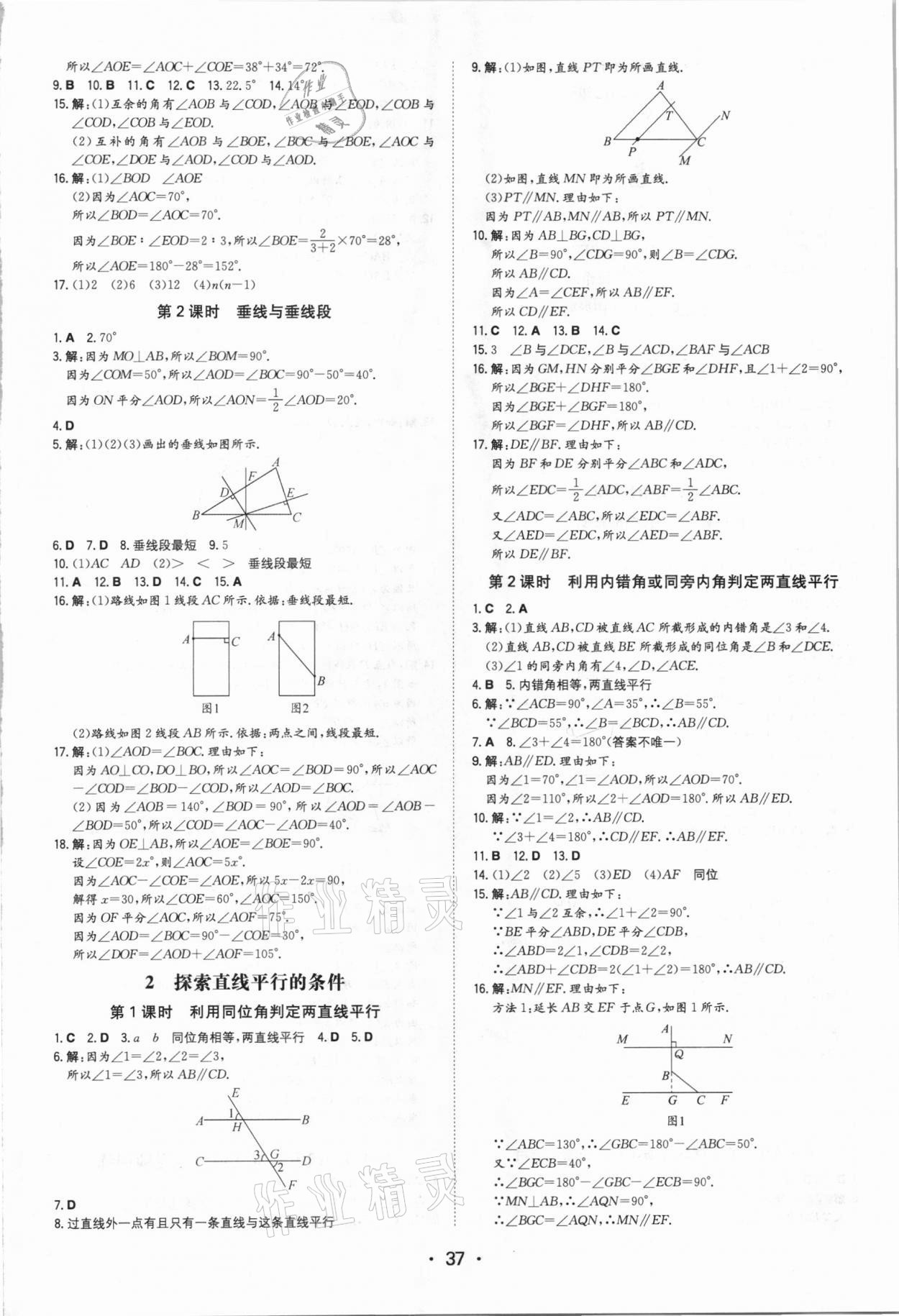 2021年一本同步訓(xùn)練七年級初中數(shù)學(xué)下冊北師大版 第5頁