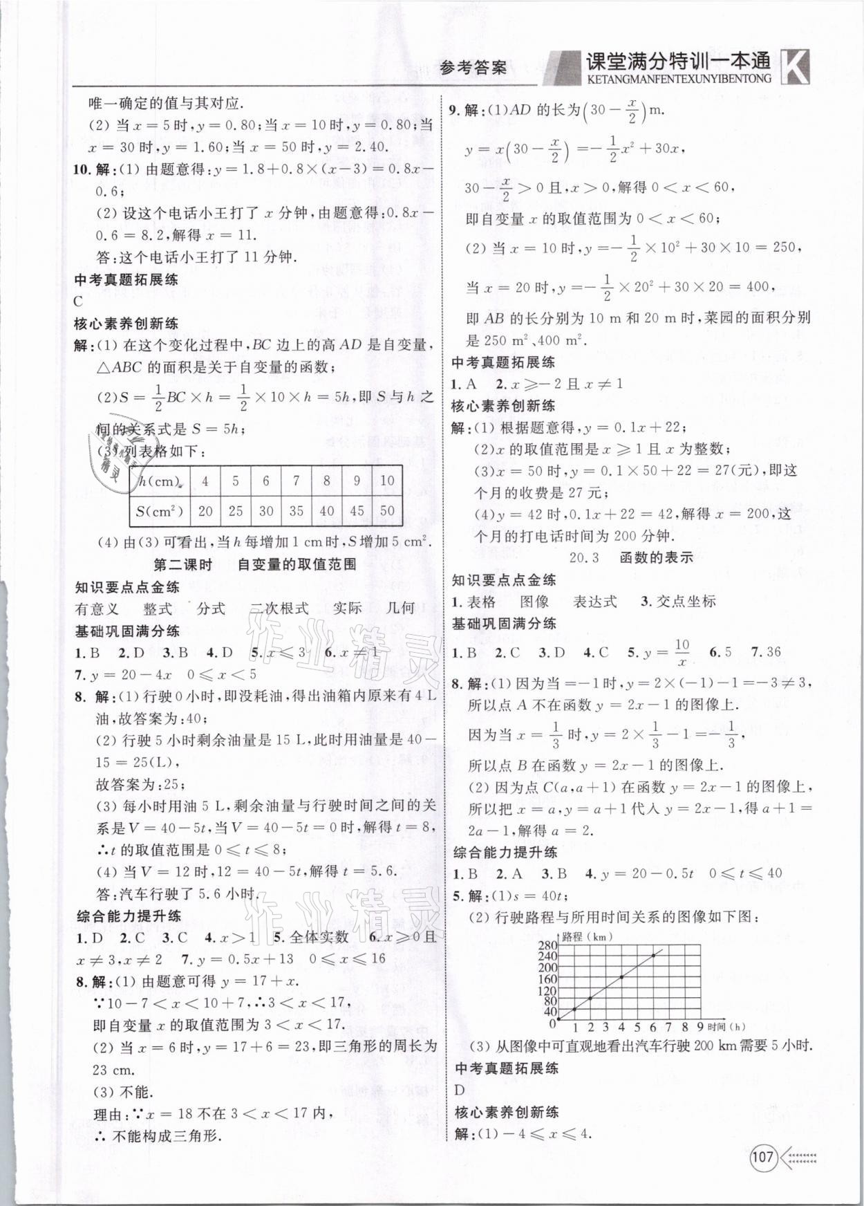 2021年贏在課堂課堂滿分特練一本通八年級數學下冊冀教版 第7頁