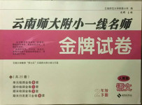 2021年云南師大附小一線名師金牌試卷二年級語文下冊人教版