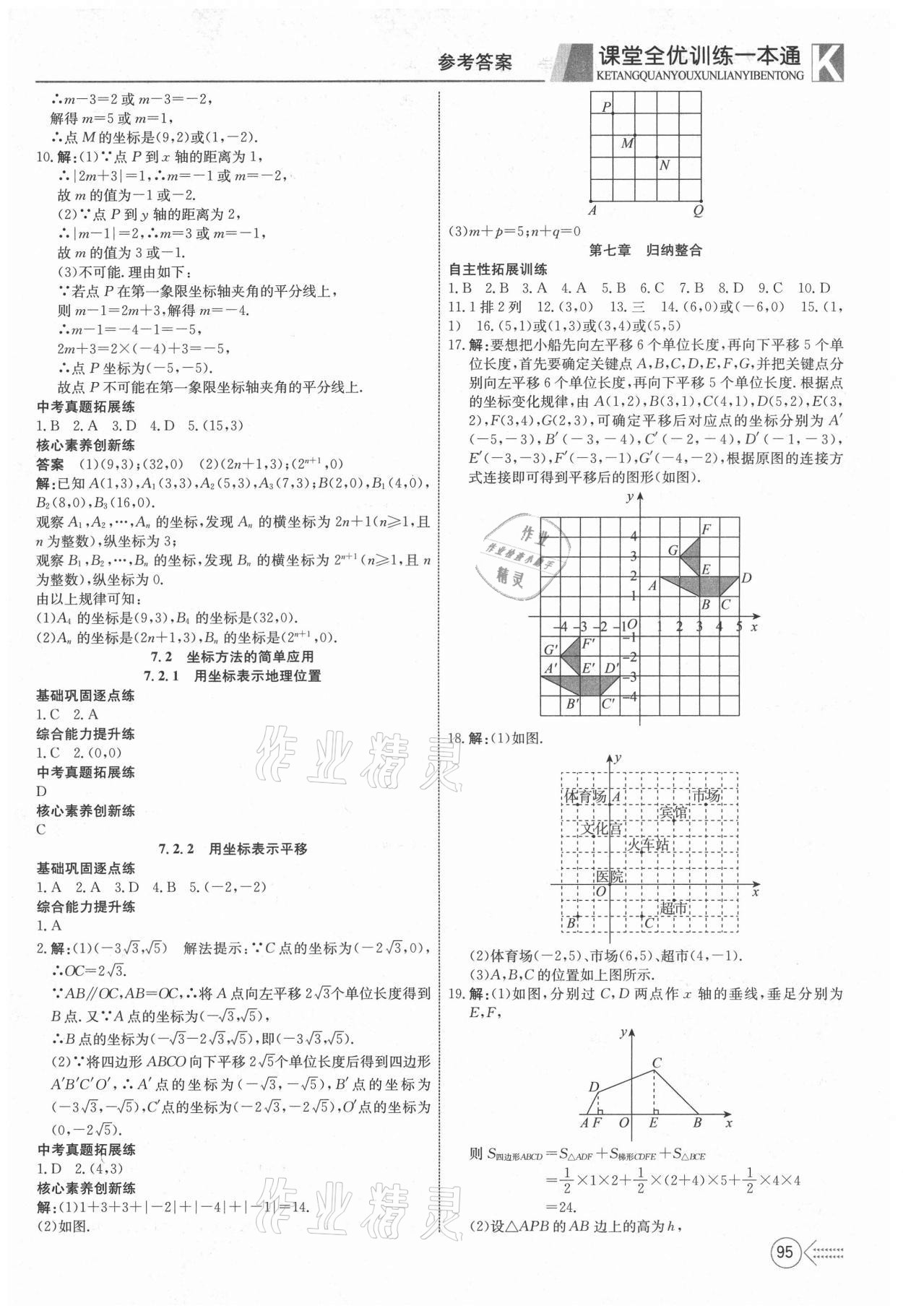 2021年贏在課堂課堂全優(yōu)訓(xùn)練一本通七年級(jí)數(shù)學(xué)下冊(cè)人教版 參考答案第7頁(yè)