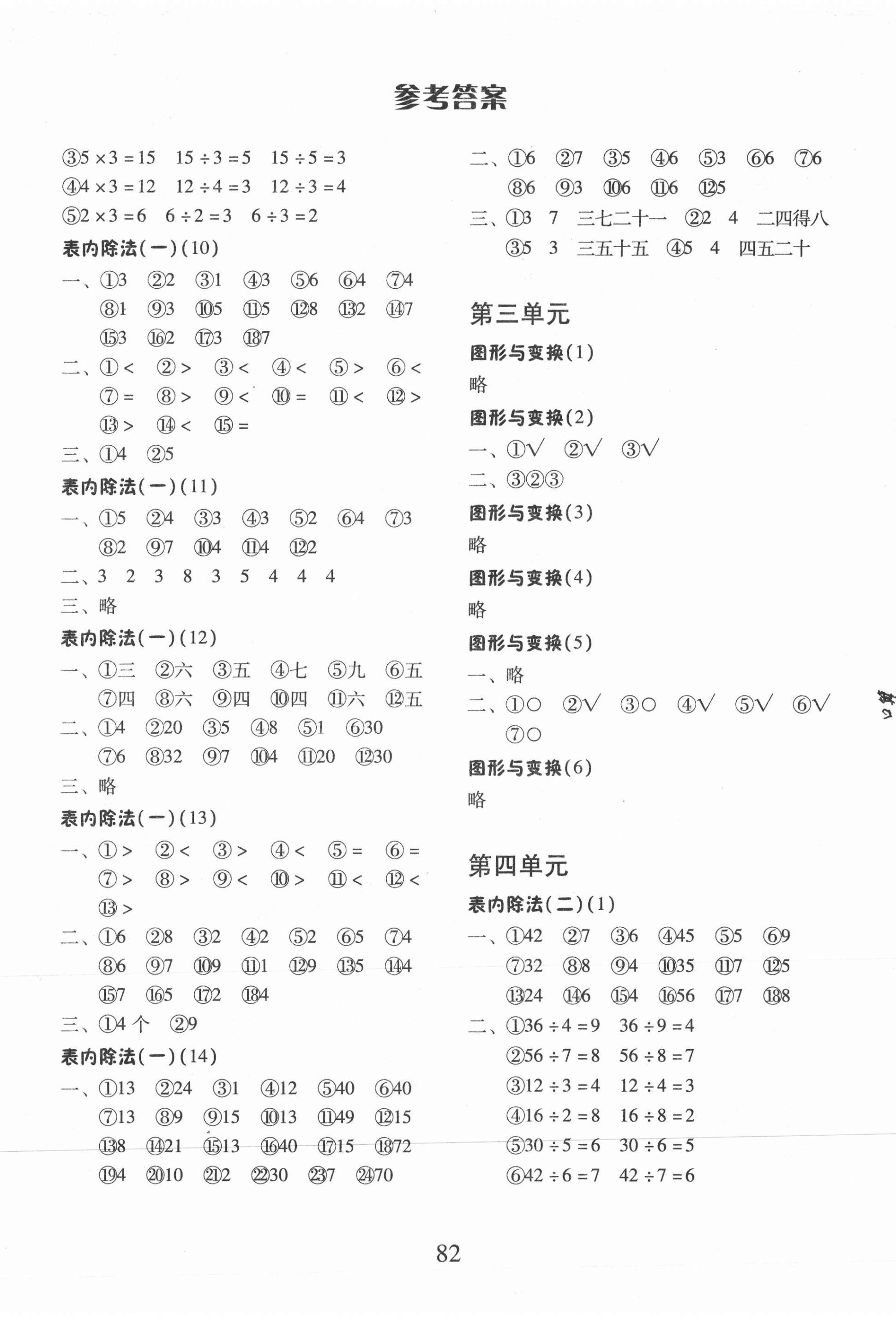 2021年每日10分鐘口算心算速算天天練二年級(jí)數(shù)學(xué)下冊(cè)人教版 第2頁(yè)