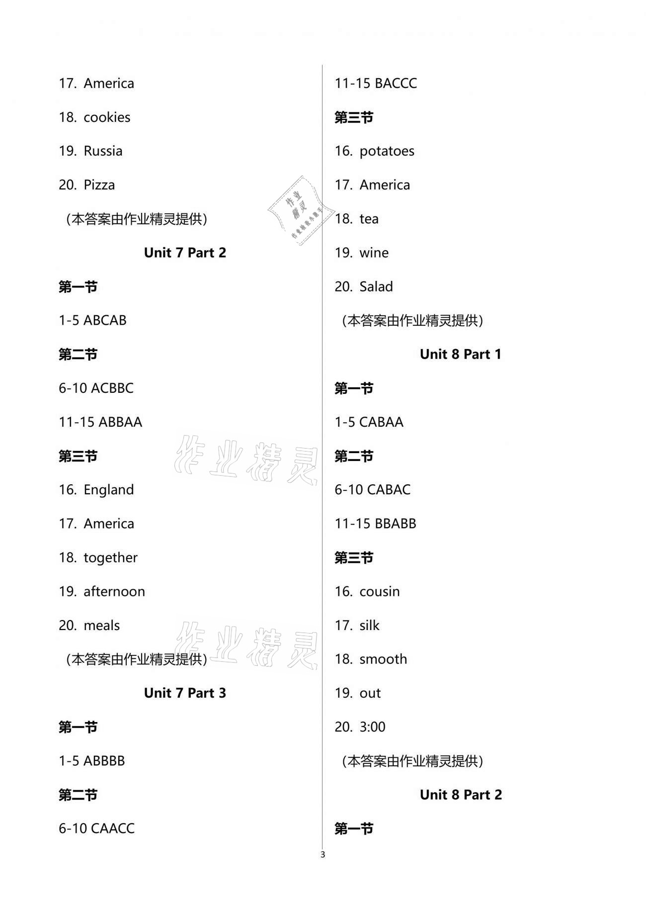 2021年練吧6+1八年級(jí)英語(yǔ)下冊(cè)仁愛(ài)版四川民族出版社 第3頁(yè)