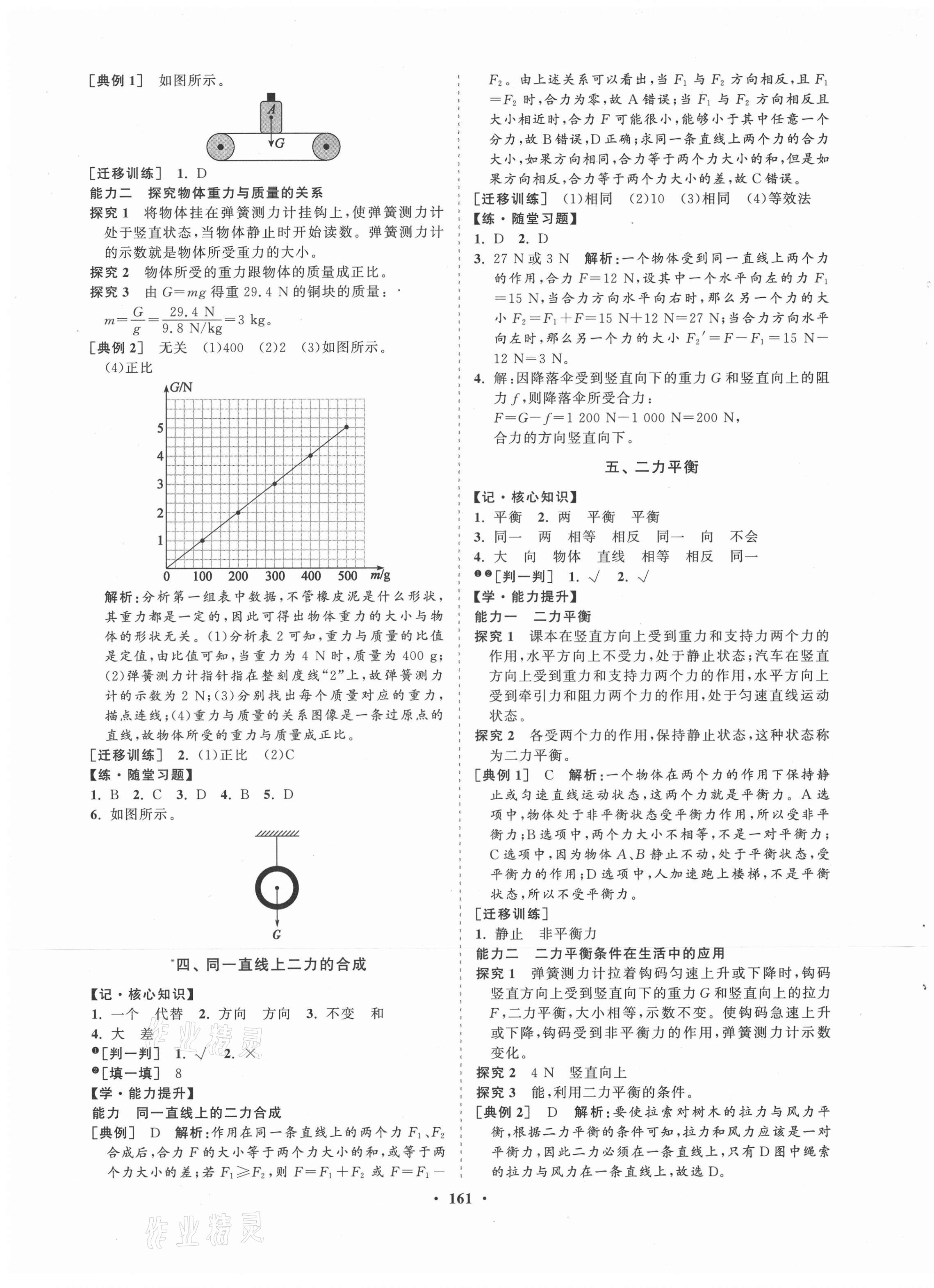 2021年新课程同步练习册八年级物理下册北师大版 第5页