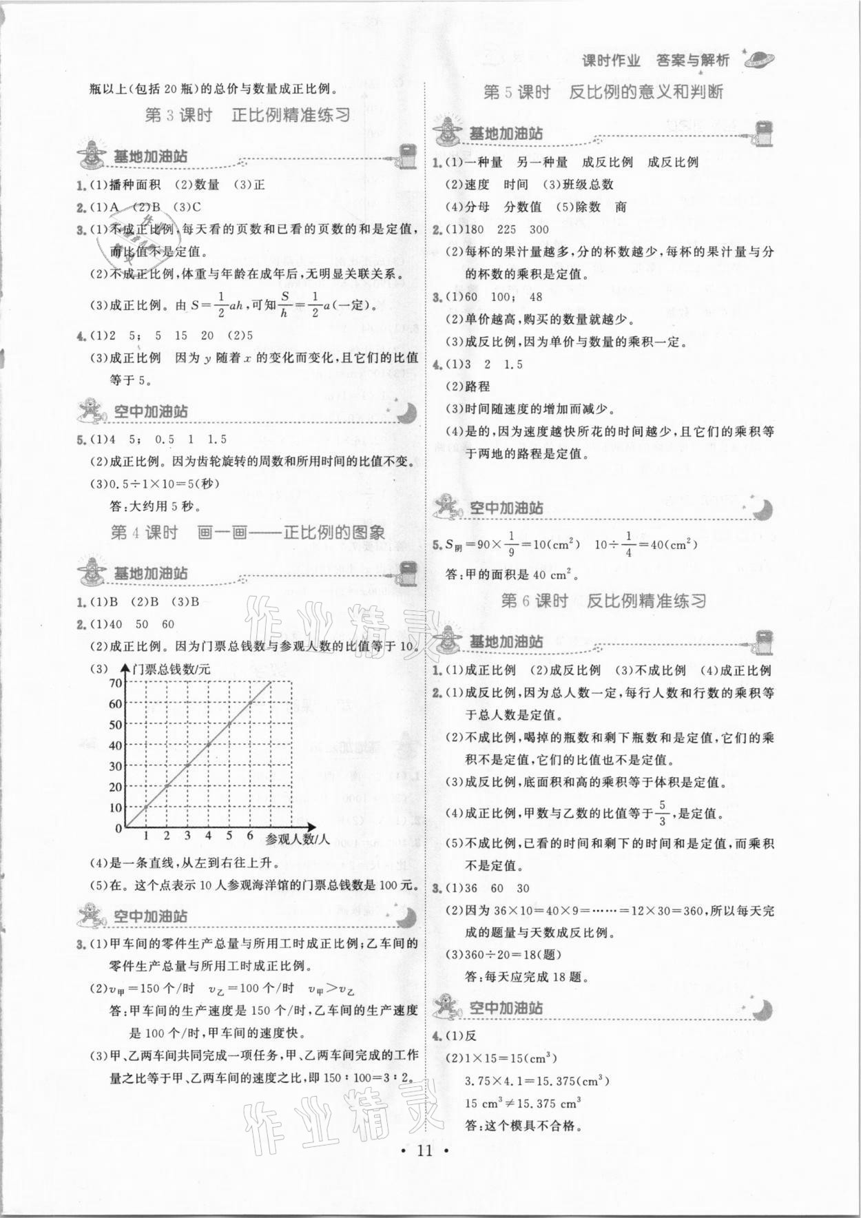 2021年趣味數(shù)學六年級下冊北師大版 參考答案第11頁