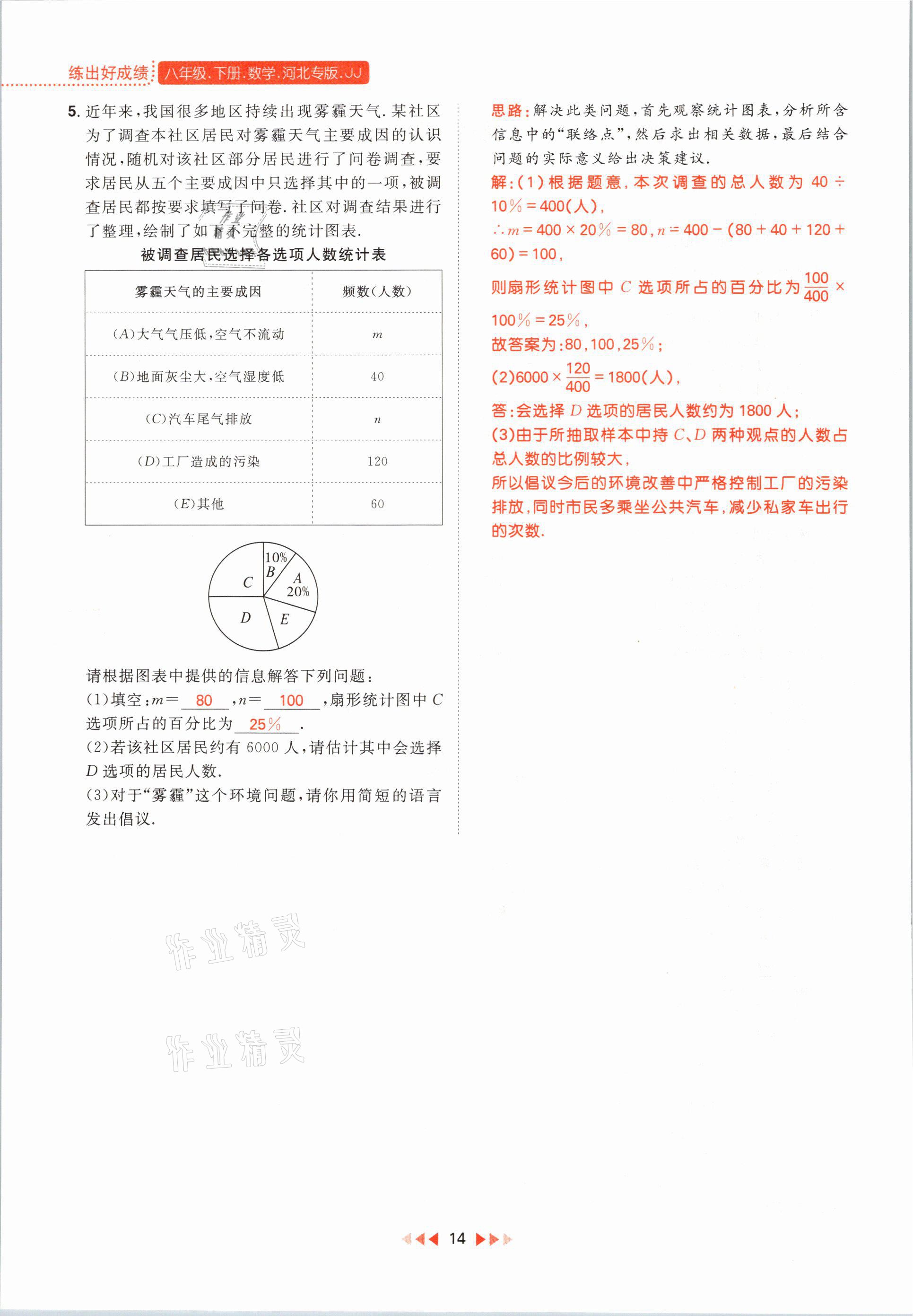 2021年練出好成績八年級數(shù)學(xué)下冊冀教版河北專版 第14頁