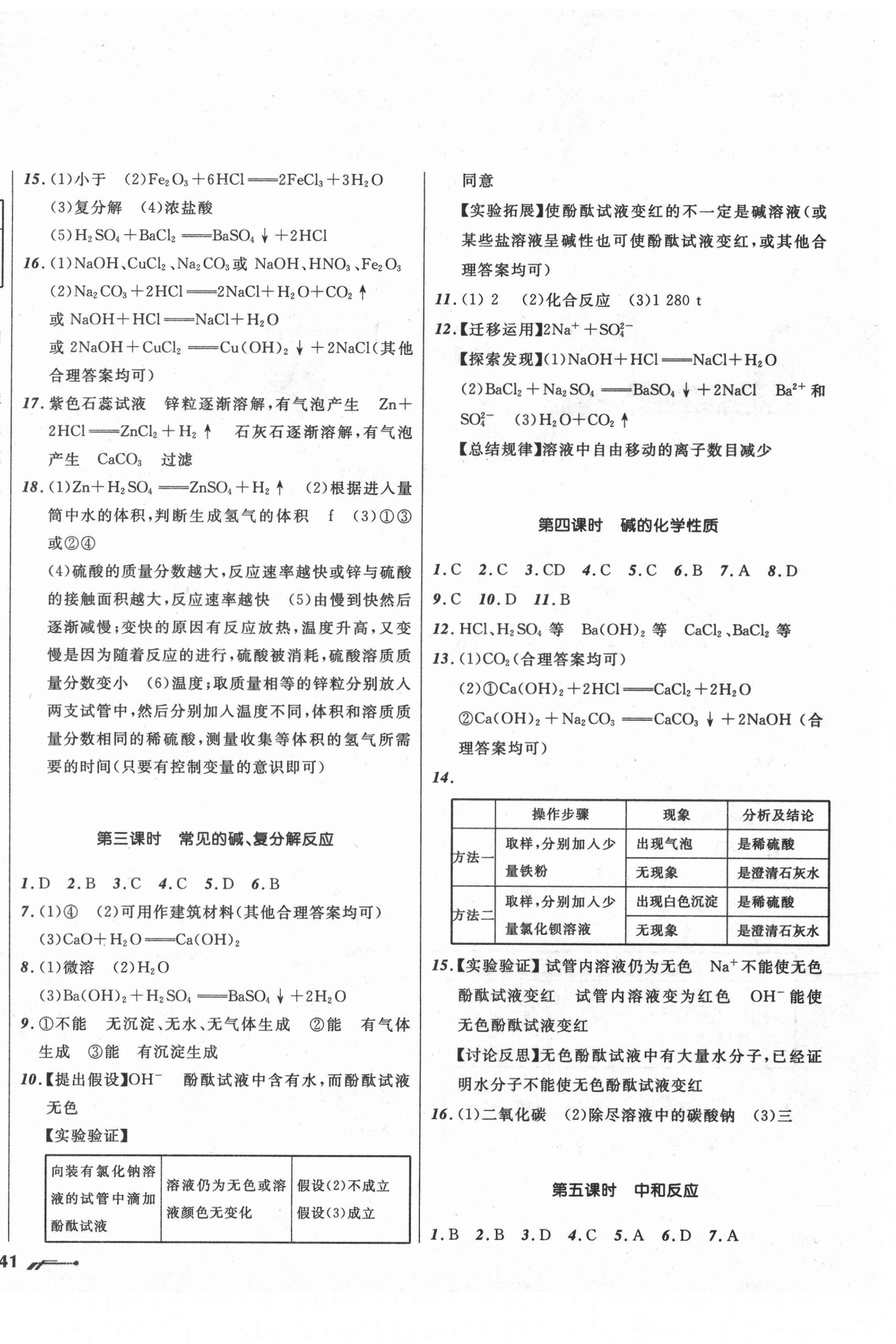 2021年新課程新教材導航學九年級化學下冊滬教版 第2頁