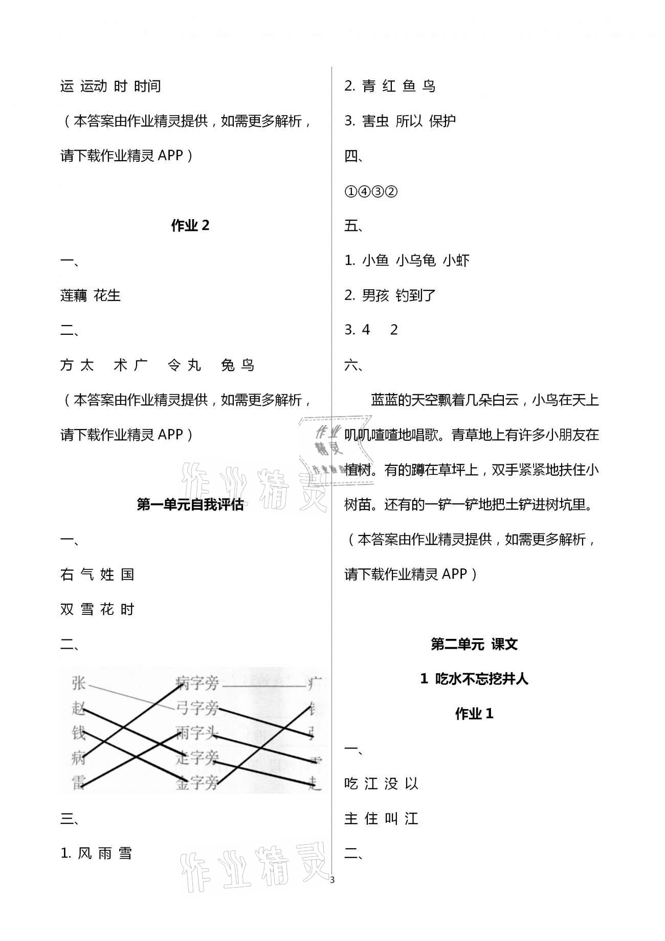 2021年新課程學(xué)習(xí)指導(dǎo)一年級(jí)語(yǔ)文下冊(cè)人教版海南出版社 第3頁(yè)