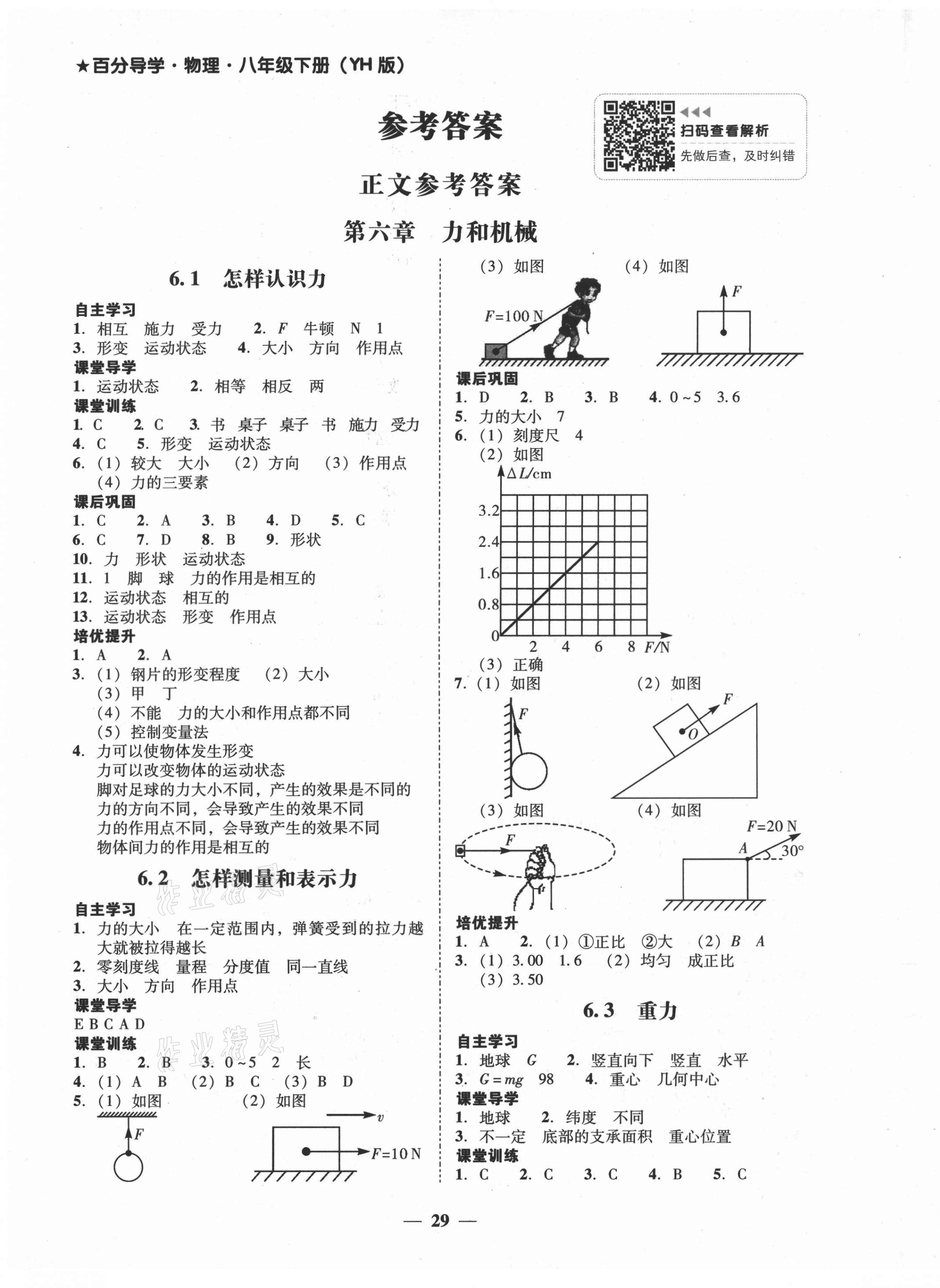 2021年百分導(dǎo)學(xué)八年級物理下冊滬粵版 第1頁