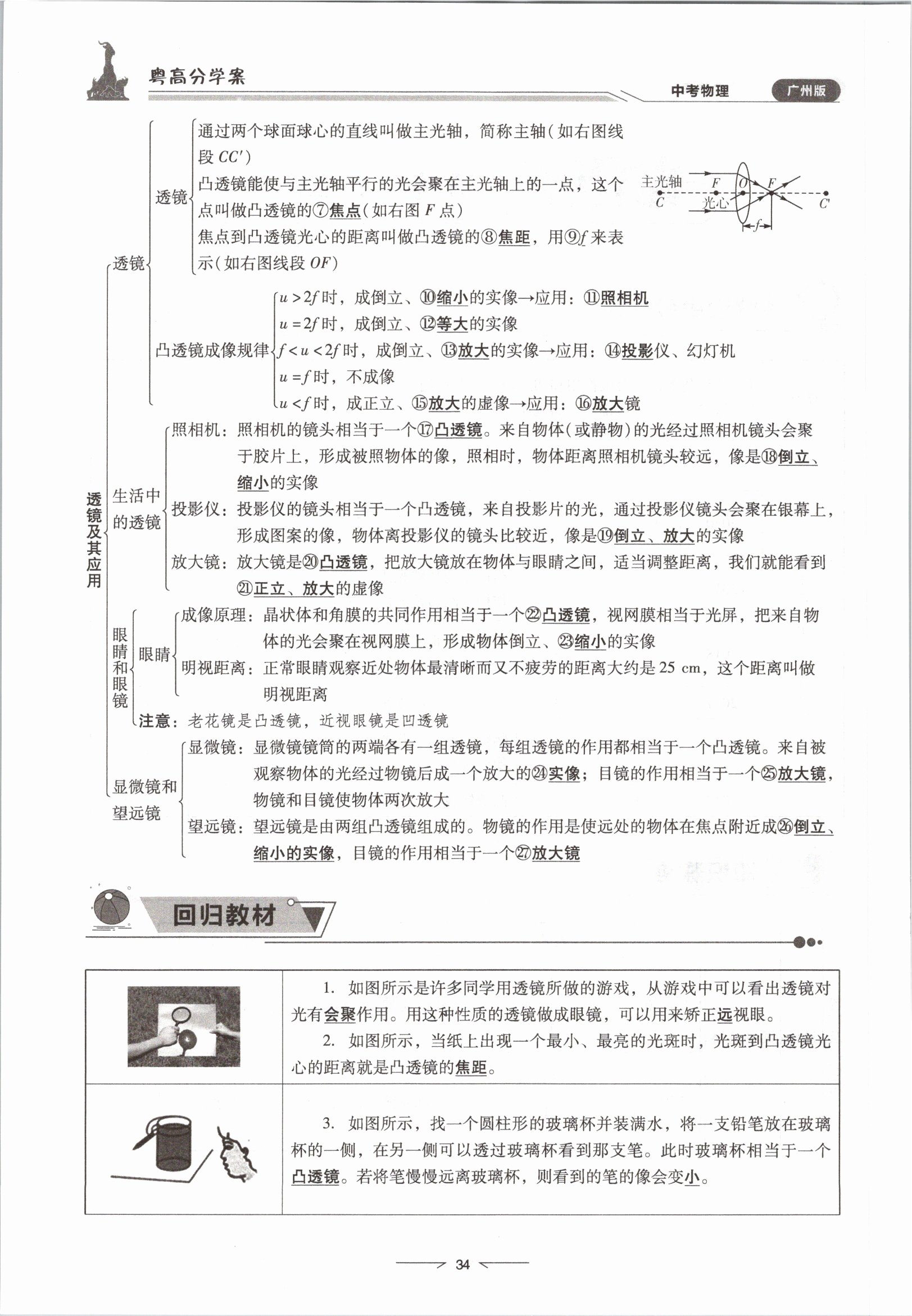 2021年粵高分學(xué)案物理&nbsp;參考答案第34頁