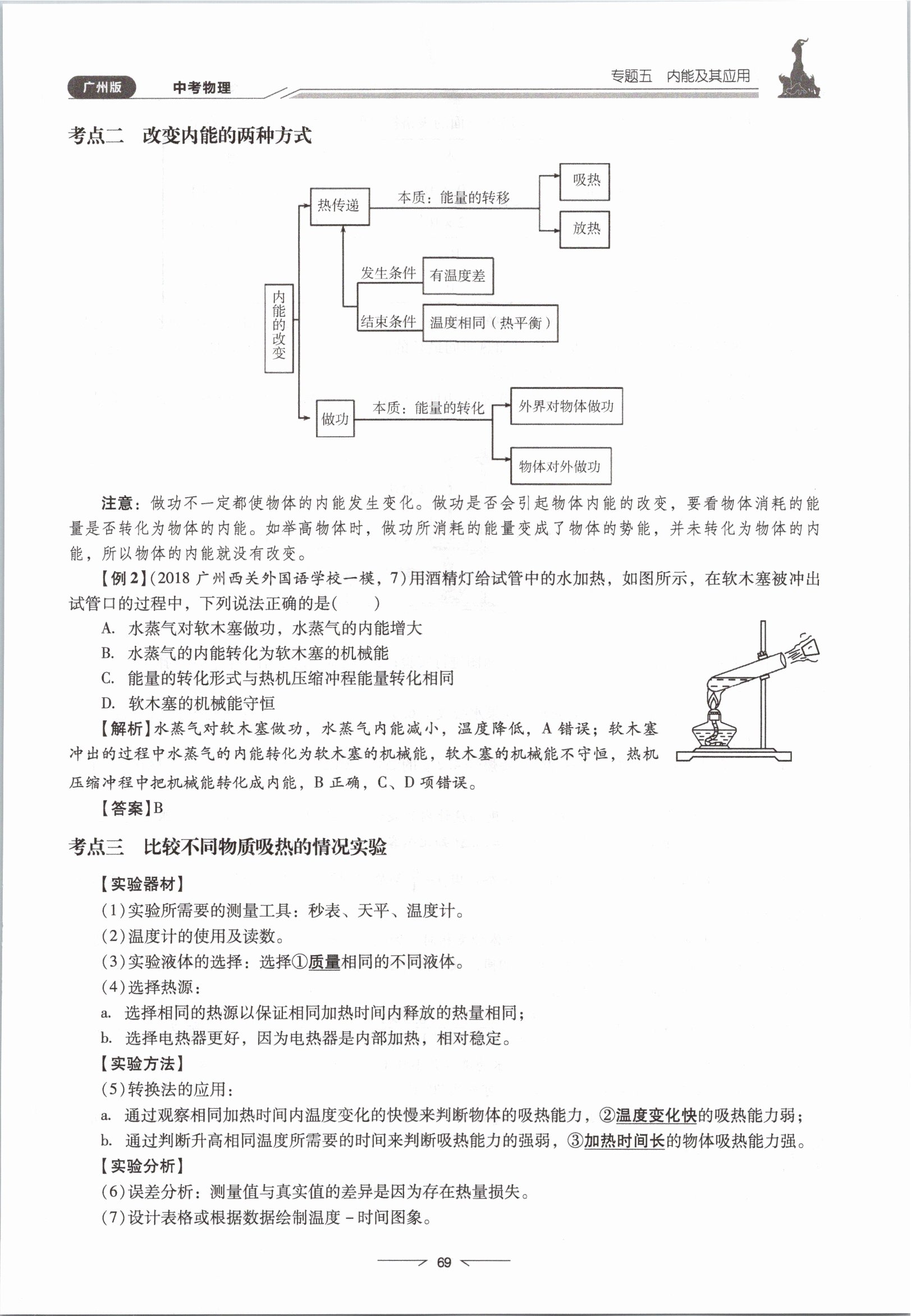 2021年粵高分學(xué)案物理&nbsp;參考答案第69頁