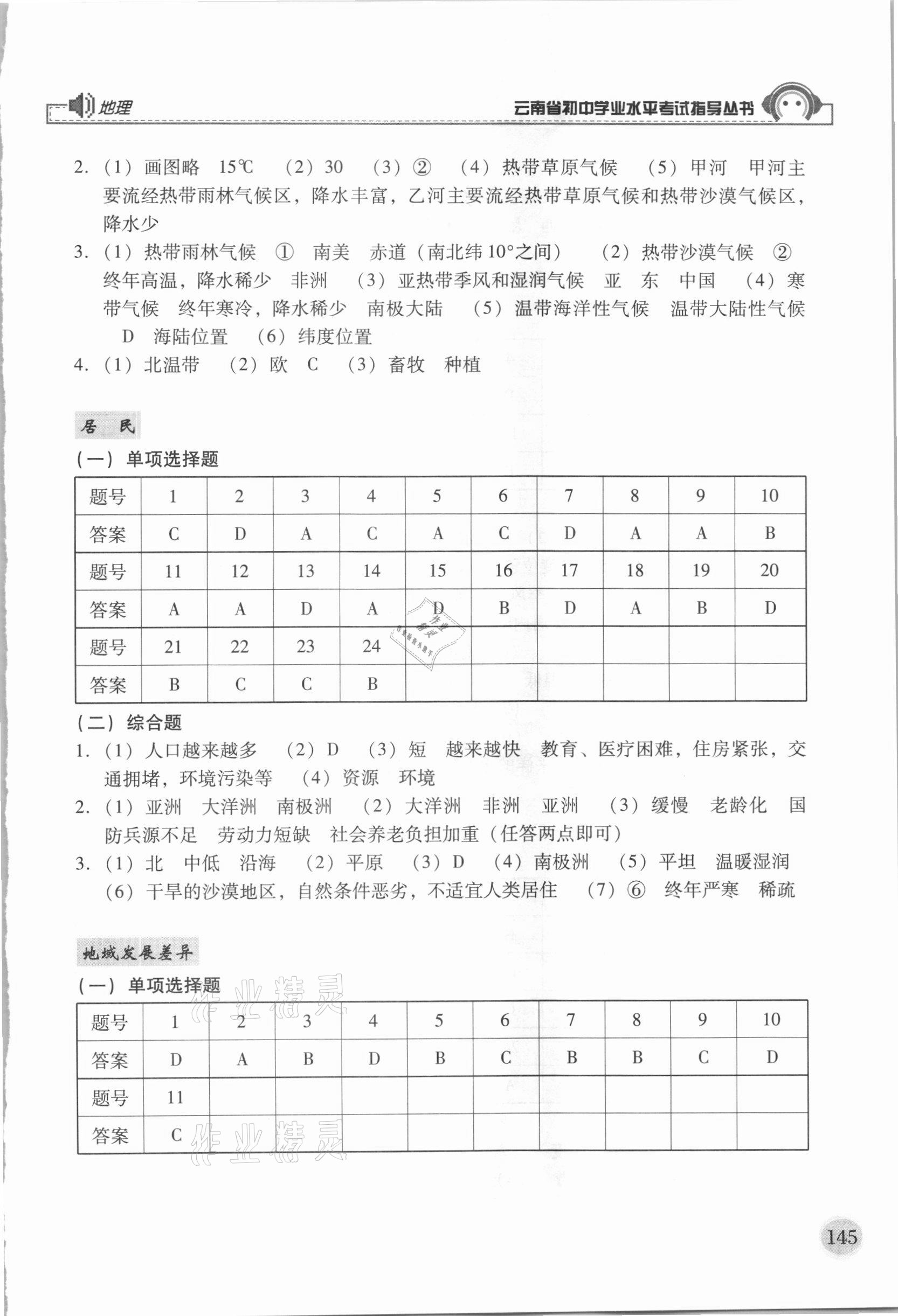 2021年云南省初中學(xué)業(yè)水平考試指導(dǎo)叢書(shū)地理 第3頁(yè)