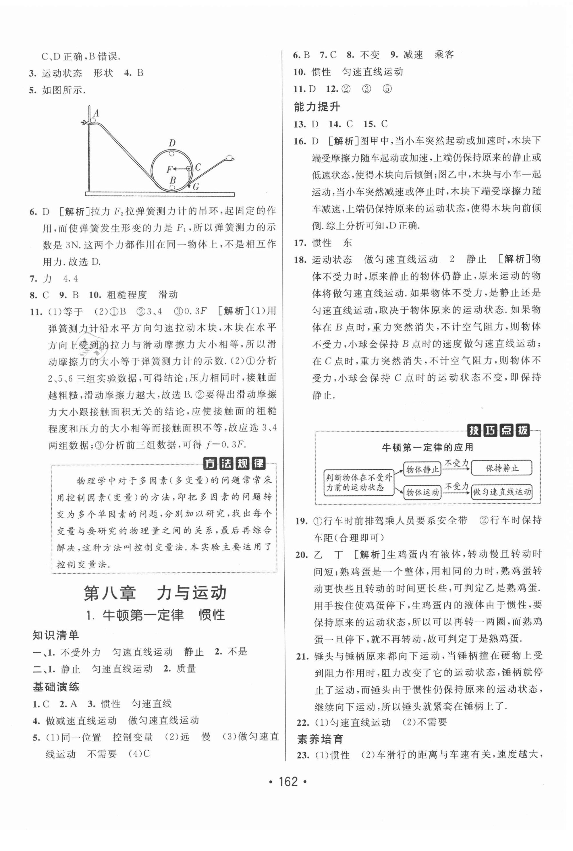 2021年同行學(xué)案學(xué)練測(cè)八年級(jí)物理下冊(cè)教科版 第6頁(yè)