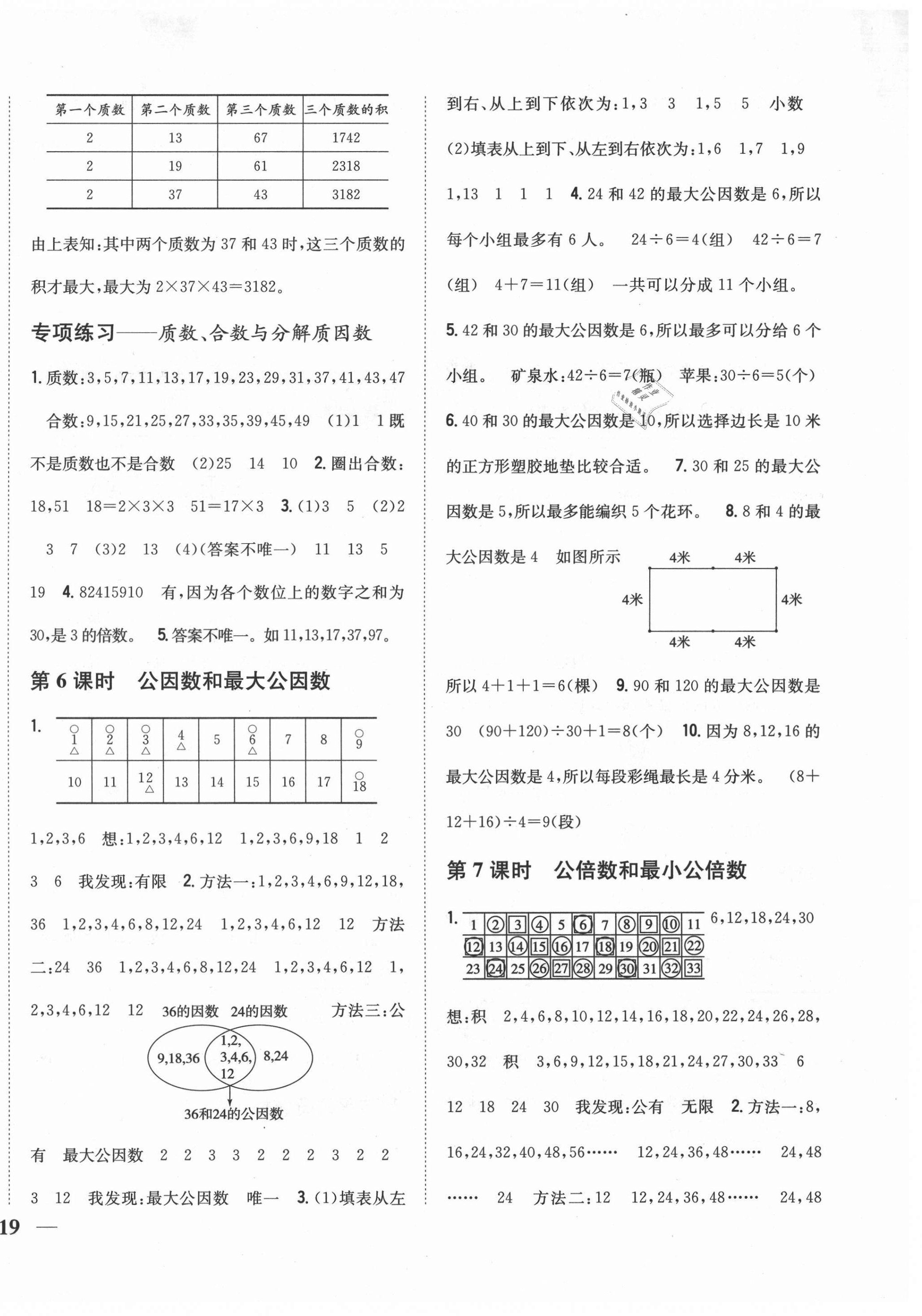 2021年小學(xué)題幫五年級數(shù)學(xué)下冊江蘇版 第6頁
