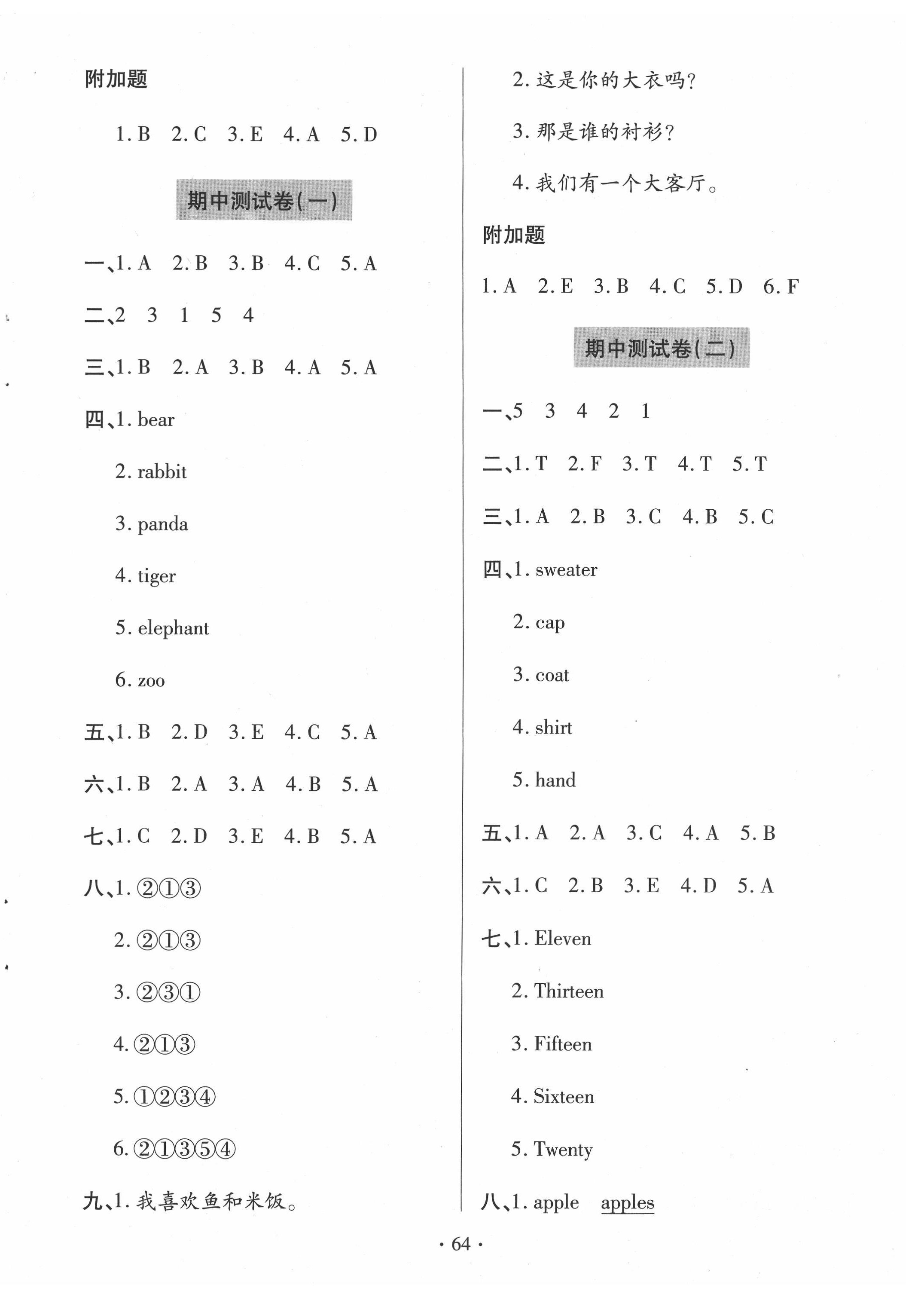 2021年新课堂同步学习与探究三年级英语下册鲁科版54制泰安专版 第2页