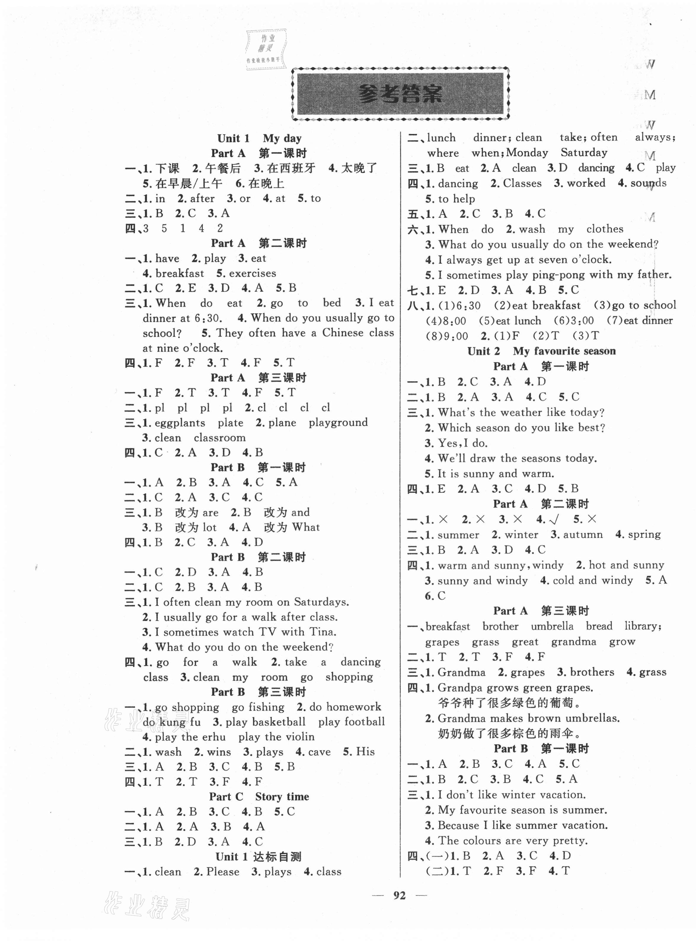 2021年智慧樹同步講練測(cè)五年級(jí)英語(yǔ)下冊(cè)人教PEP版 第1頁(yè)